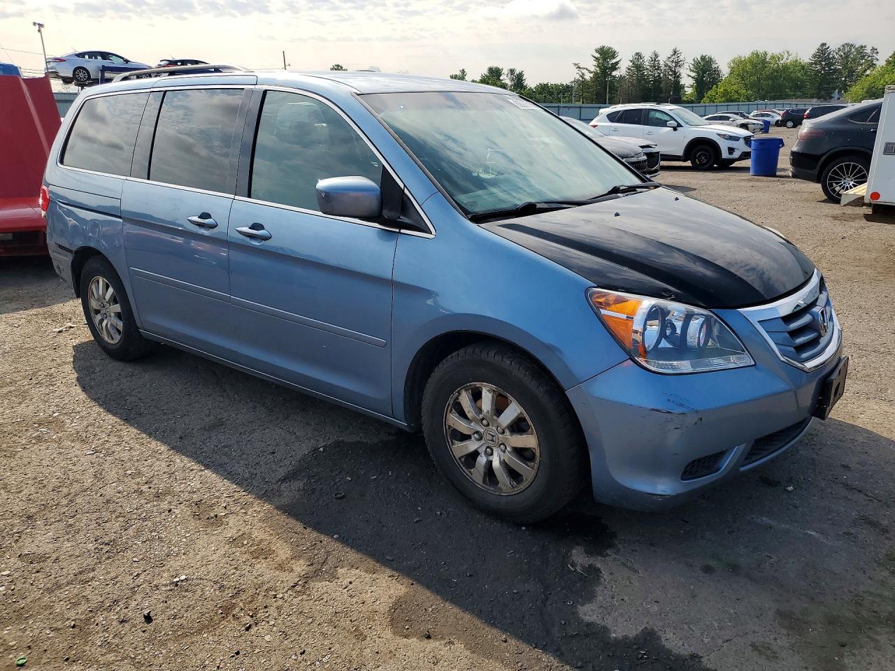 2008 Honda Odyssey Ex Blue vin: 5FNRL38468B095586