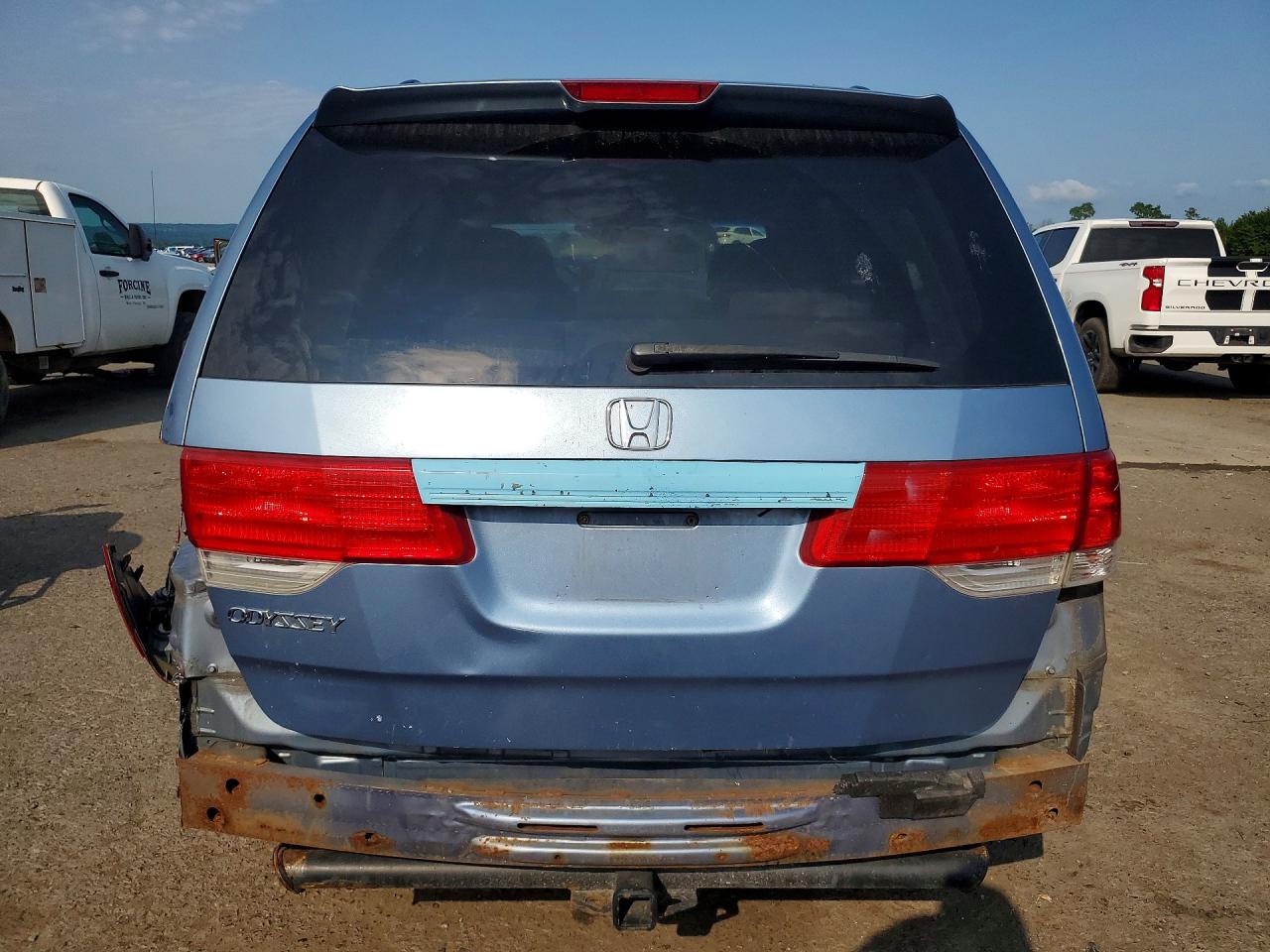 2008 Honda Odyssey Ex Blue vin: 5FNRL38468B095586