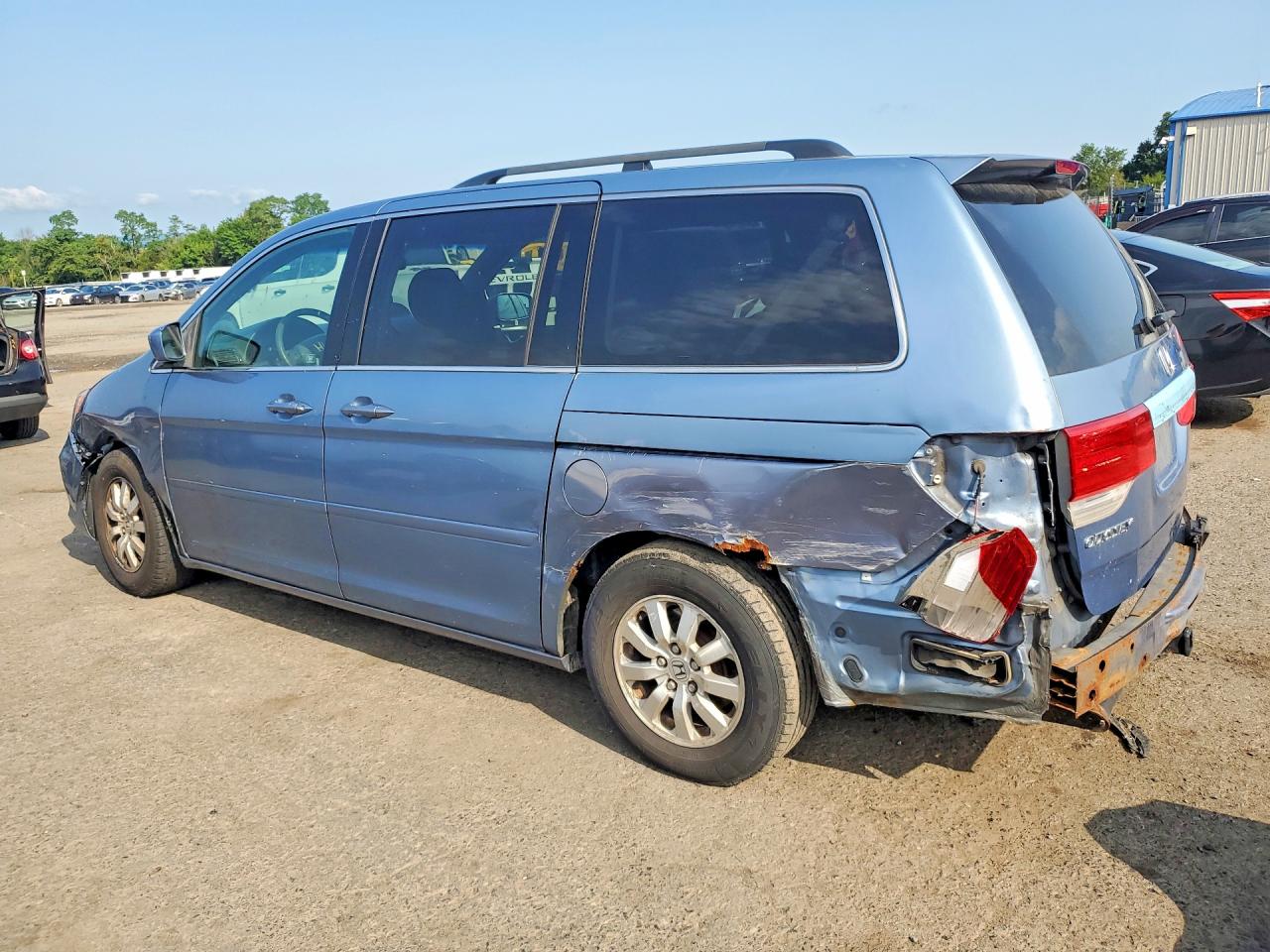 2008 Honda Odyssey Ex Blue vin: 5FNRL38468B095586