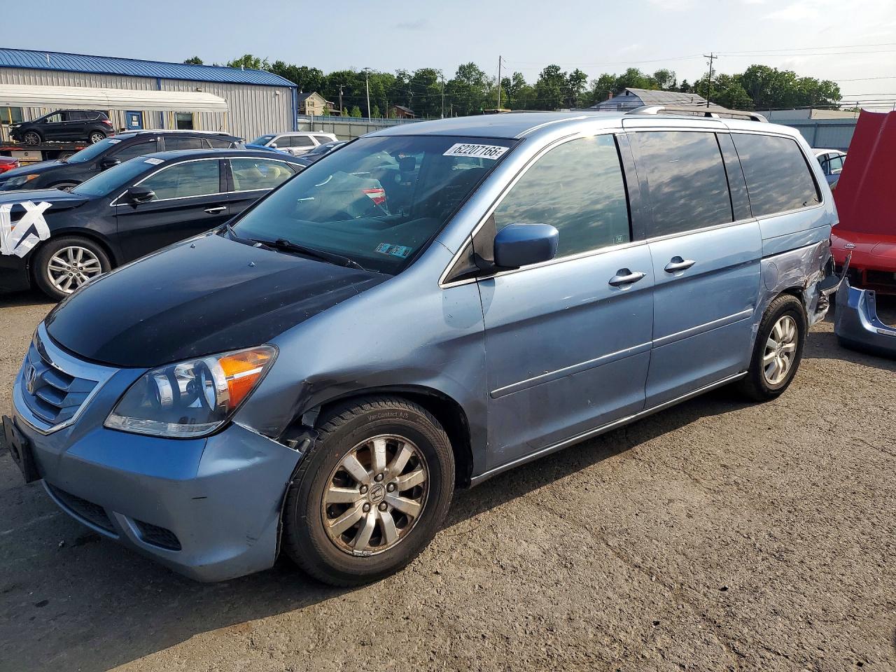 2008 Honda Odyssey Ex Blue vin: 5FNRL38468B095586