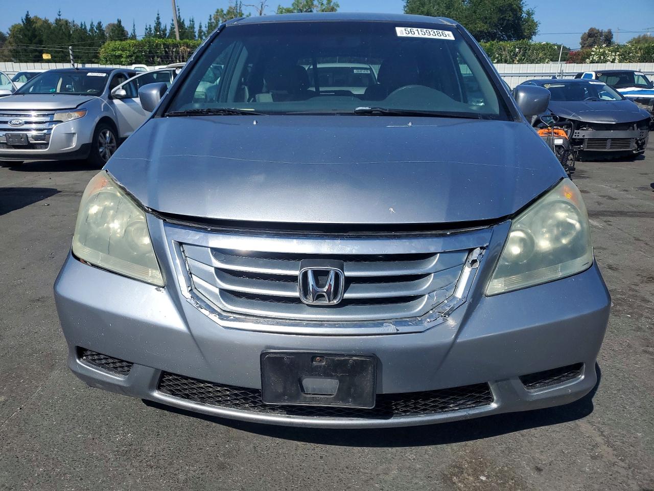 2008 Honda Odyssey Ex Silver vin: 5FNRL38468B101175