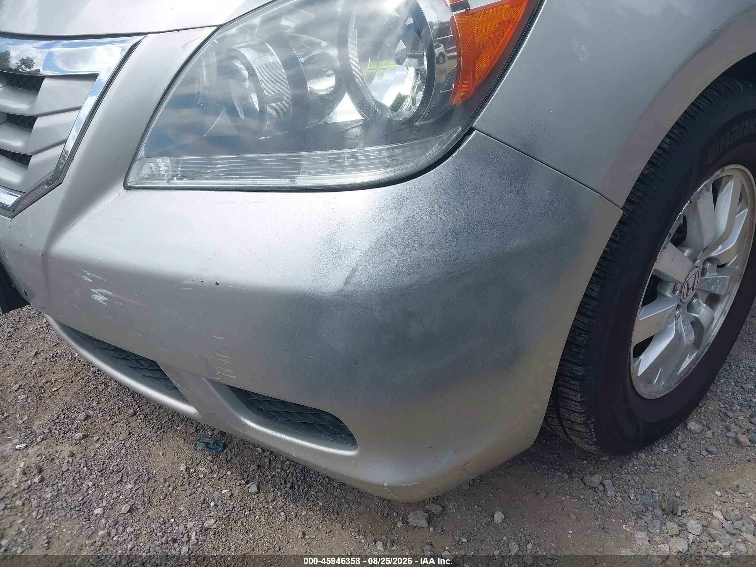 2009 Honda Odyssey Ex Silver vin: 5FNRL38469B033395