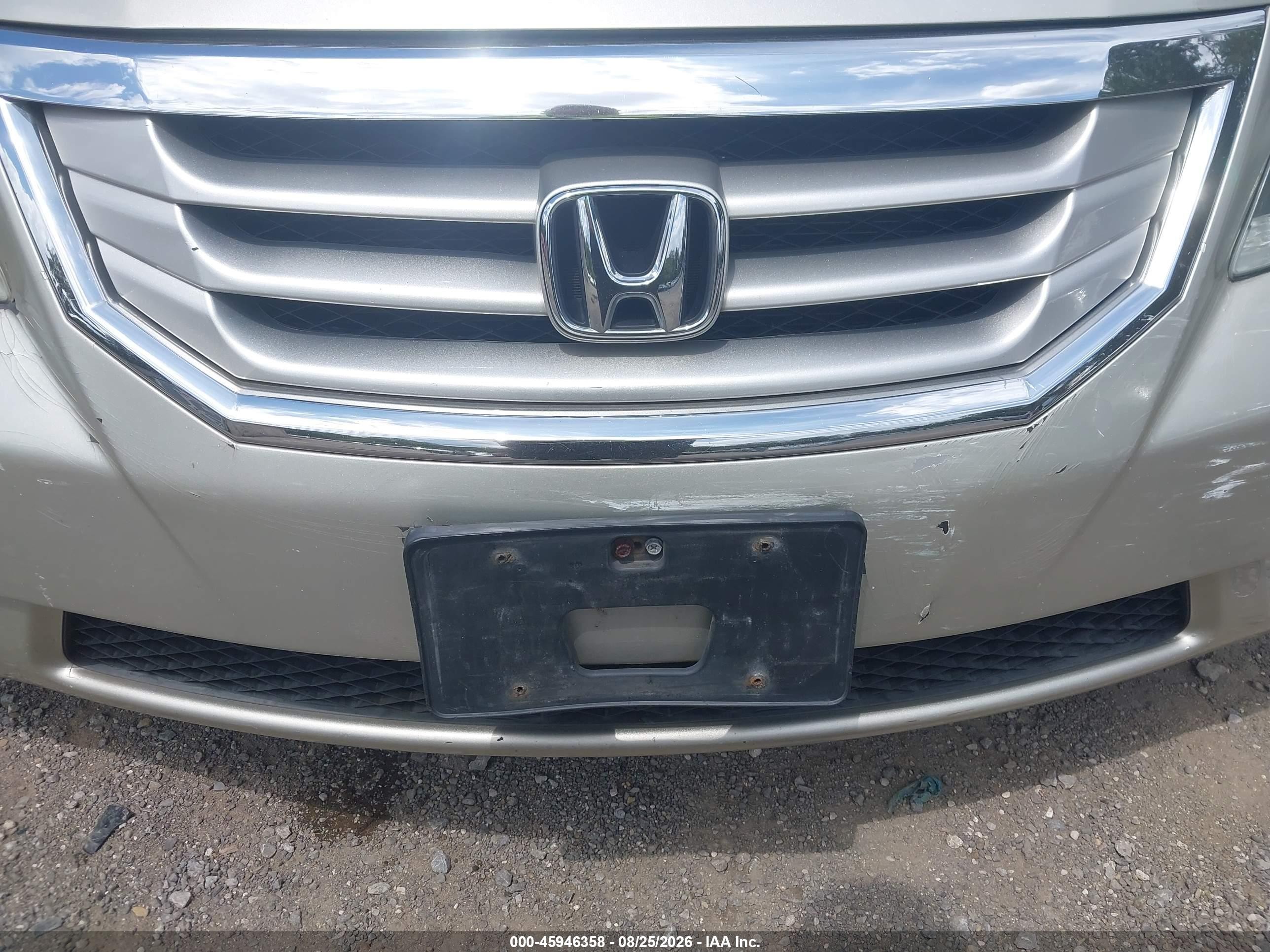 2009 Honda Odyssey Ex Silver vin: 5FNRL38469B033395