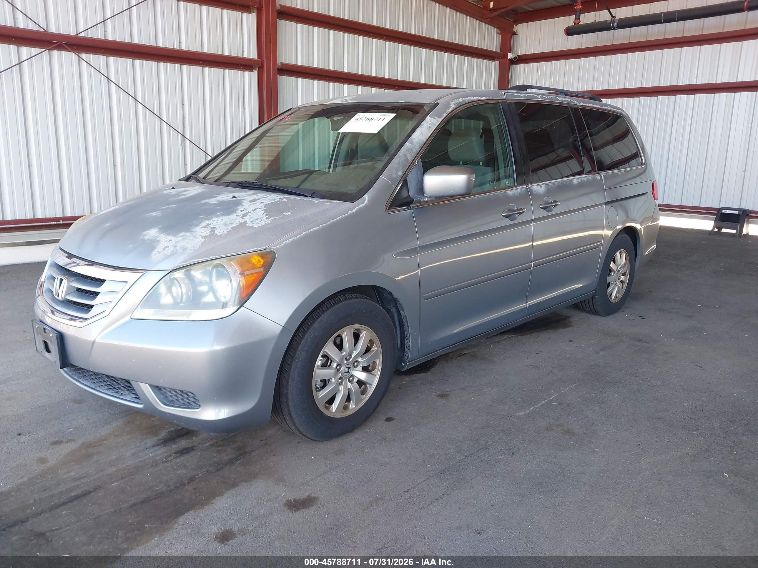 2009 Honda Odyssey Ex Silver vin: 5FNRL38469B036216
