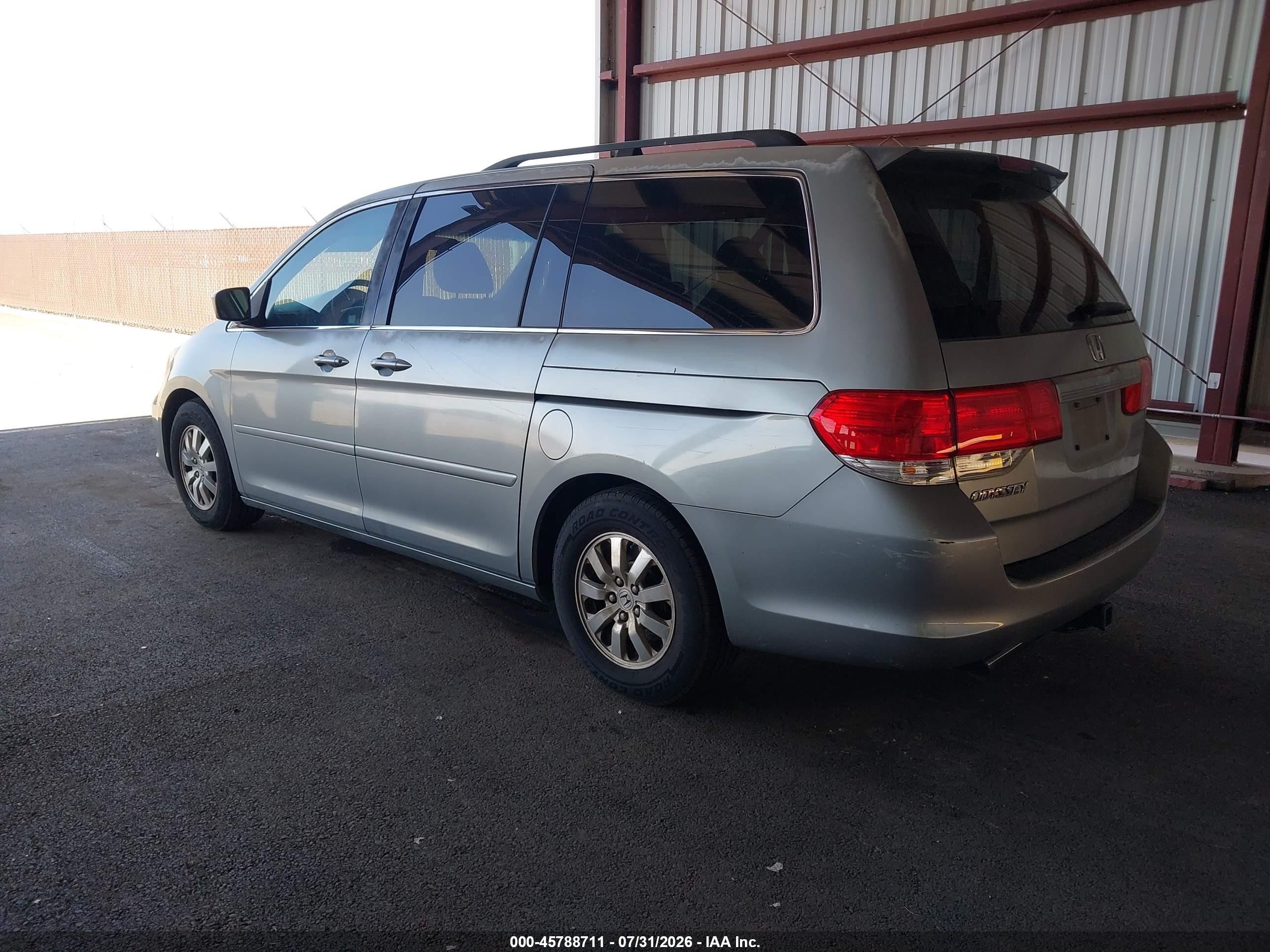 2009 Honda Odyssey Ex Silver vin: 5FNRL38469B036216