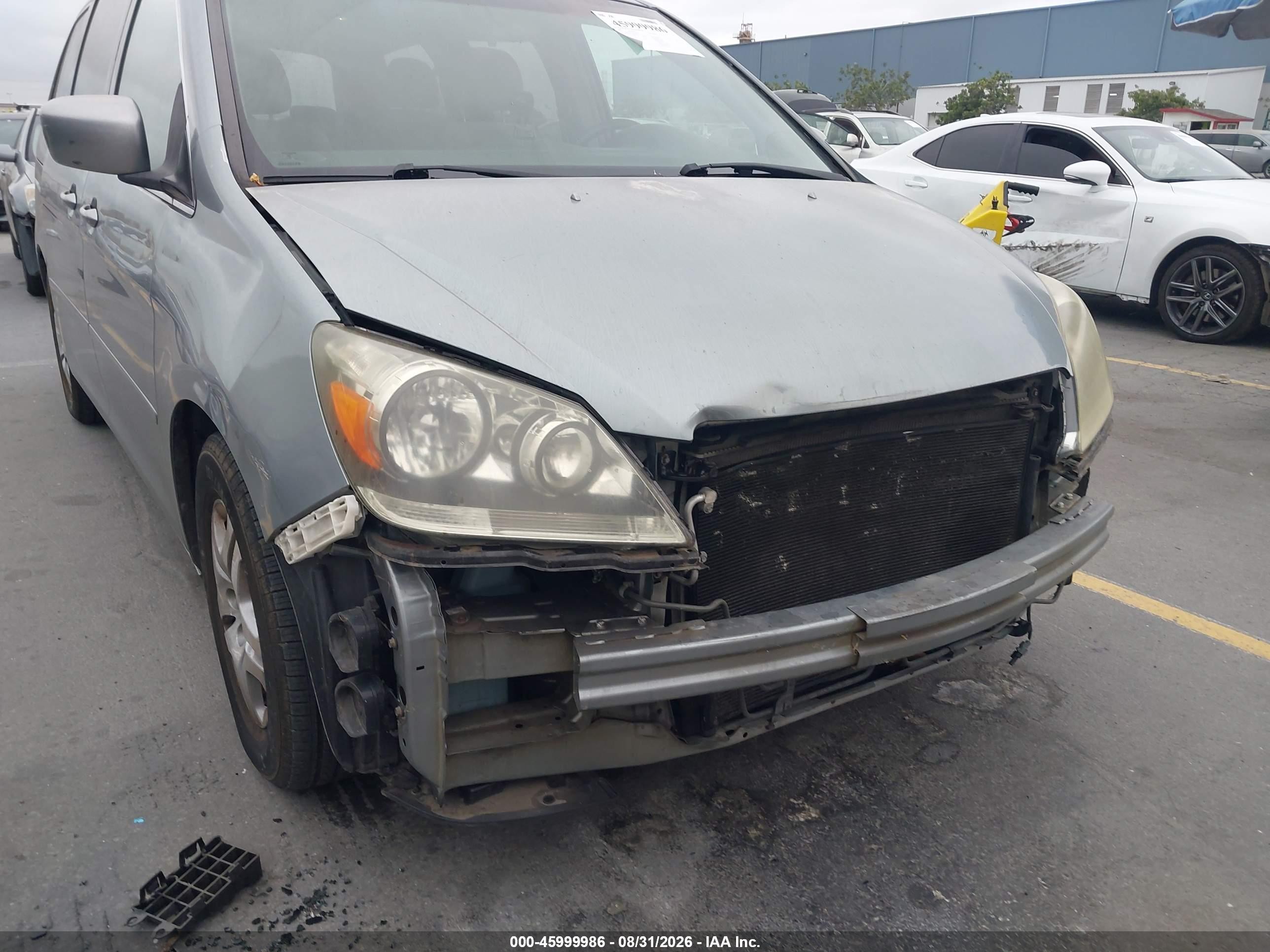 2005 Honda Odyssey Ex Blue vin: 5FNRL38475B041855