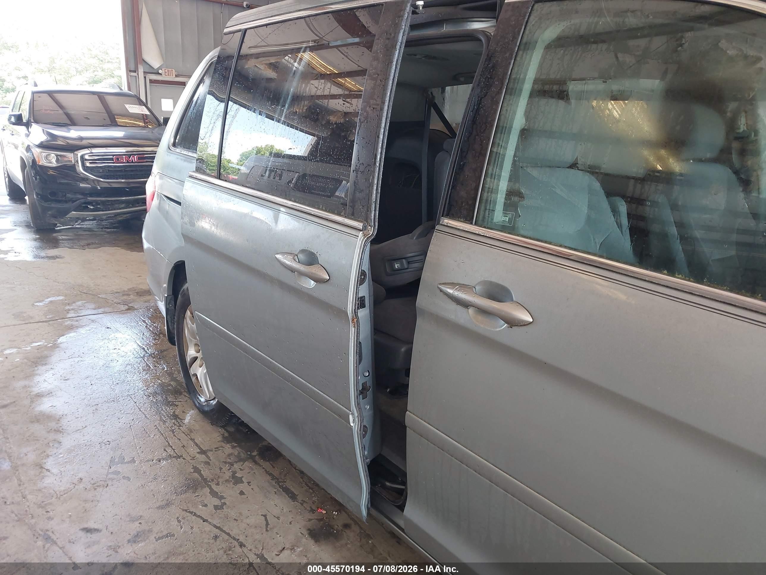 2005 Honda Odyssey Ex Серый vin: 5FNRL38475B120183