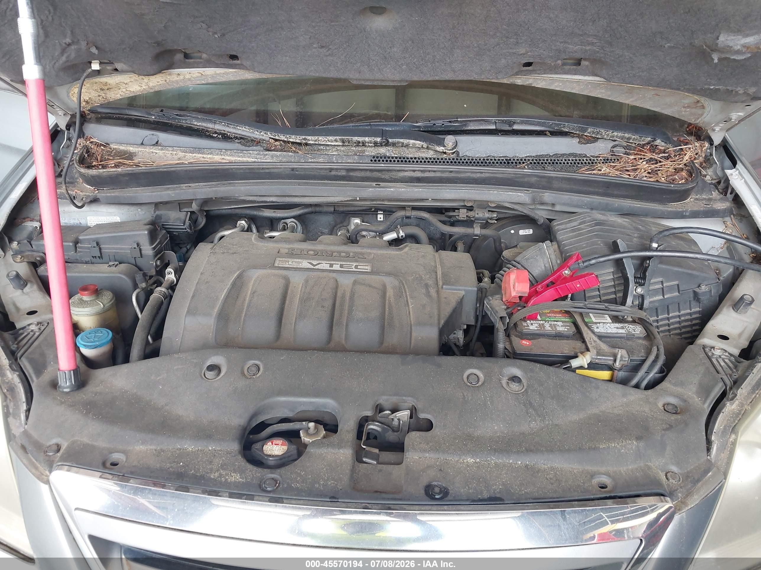 2005 Honda Odyssey Ex Серый vin: 5FNRL38475B120183