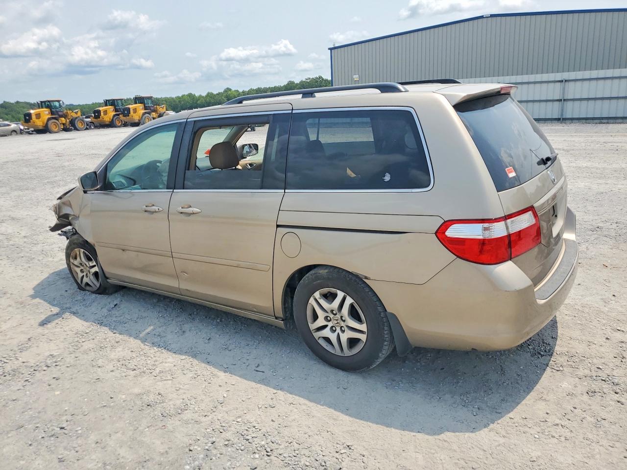 2005 Honda Odyssey Ex Beige vin: 5FNRL38475B135170