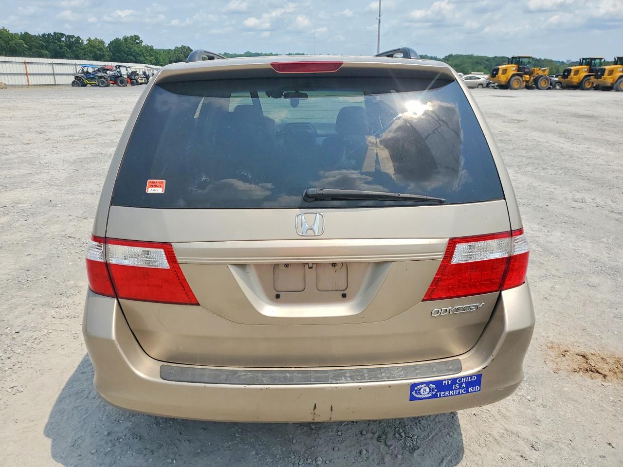 2005 Honda Odyssey Ex Beige vin: 5FNRL38475B135170