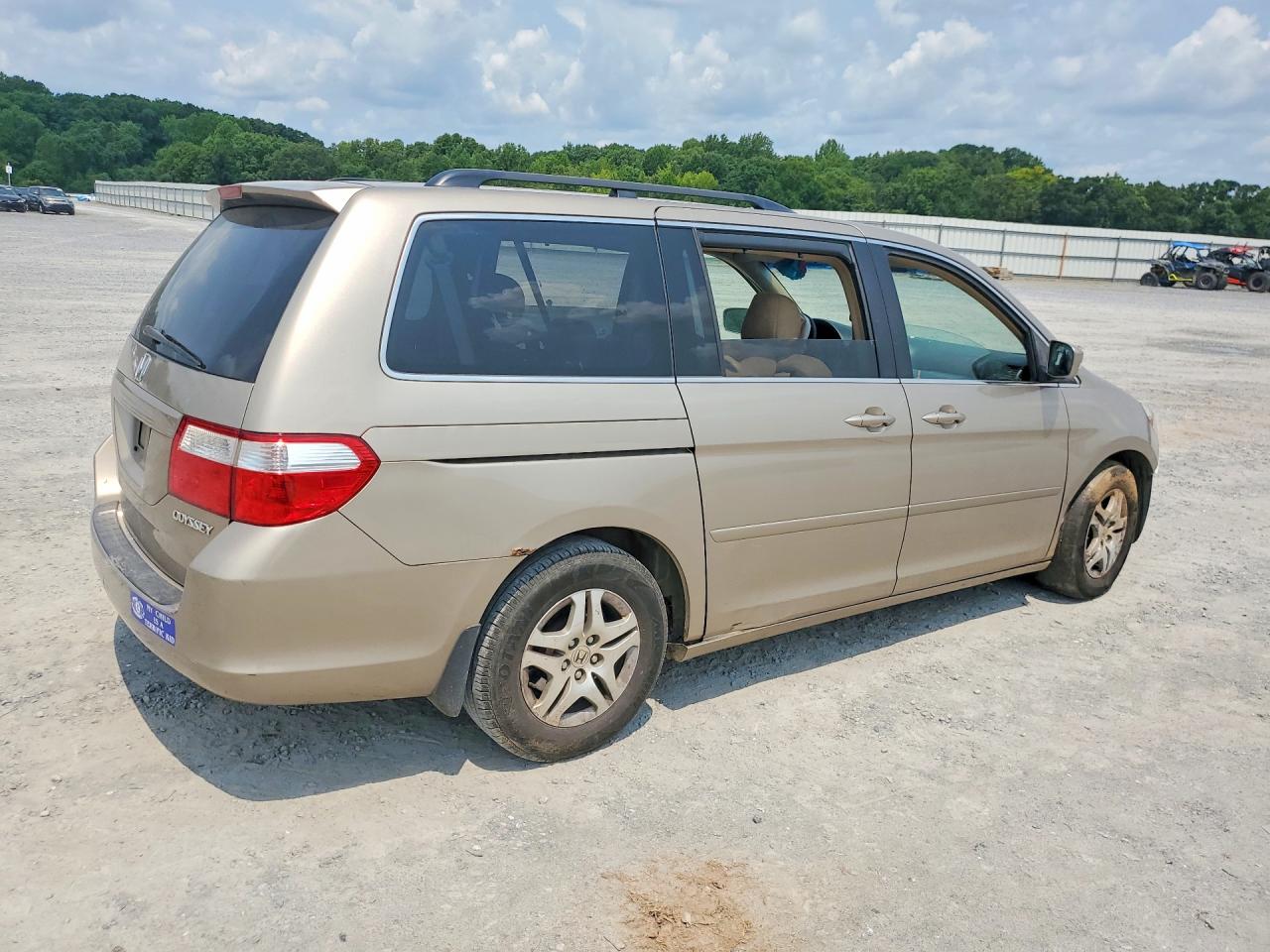 2005 Honda Odyssey Ex Beige vin: 5FNRL38475B135170
