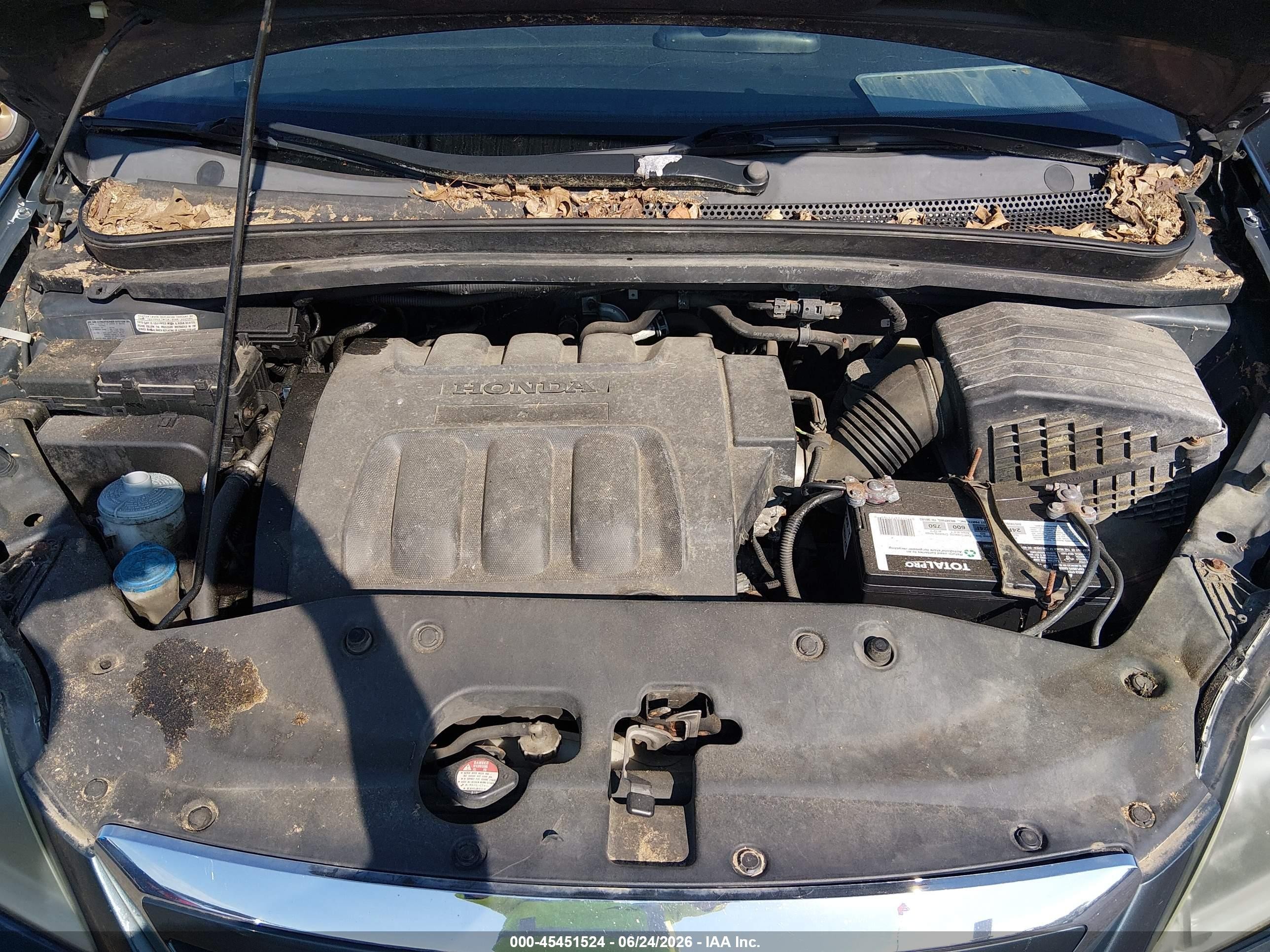 2005 Honda Odyssey Ex Blue vin: 5FNRL38475B403439