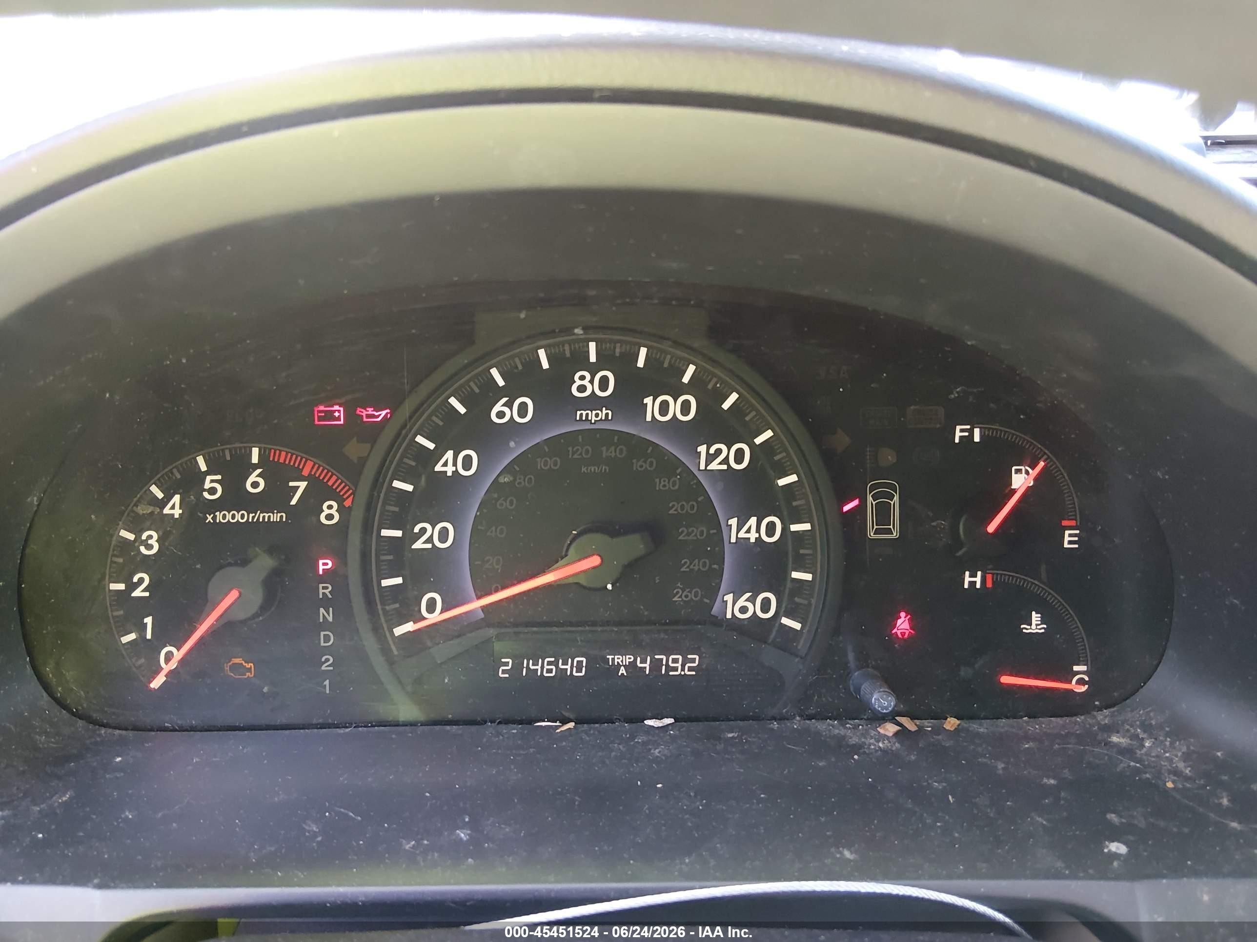 2005 Honda Odyssey Ex Blue vin: 5FNRL38475B403439