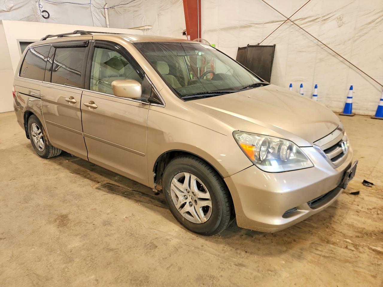 2006 Honda Odyssey Ex Tan vin: 5FNRL38476B127362