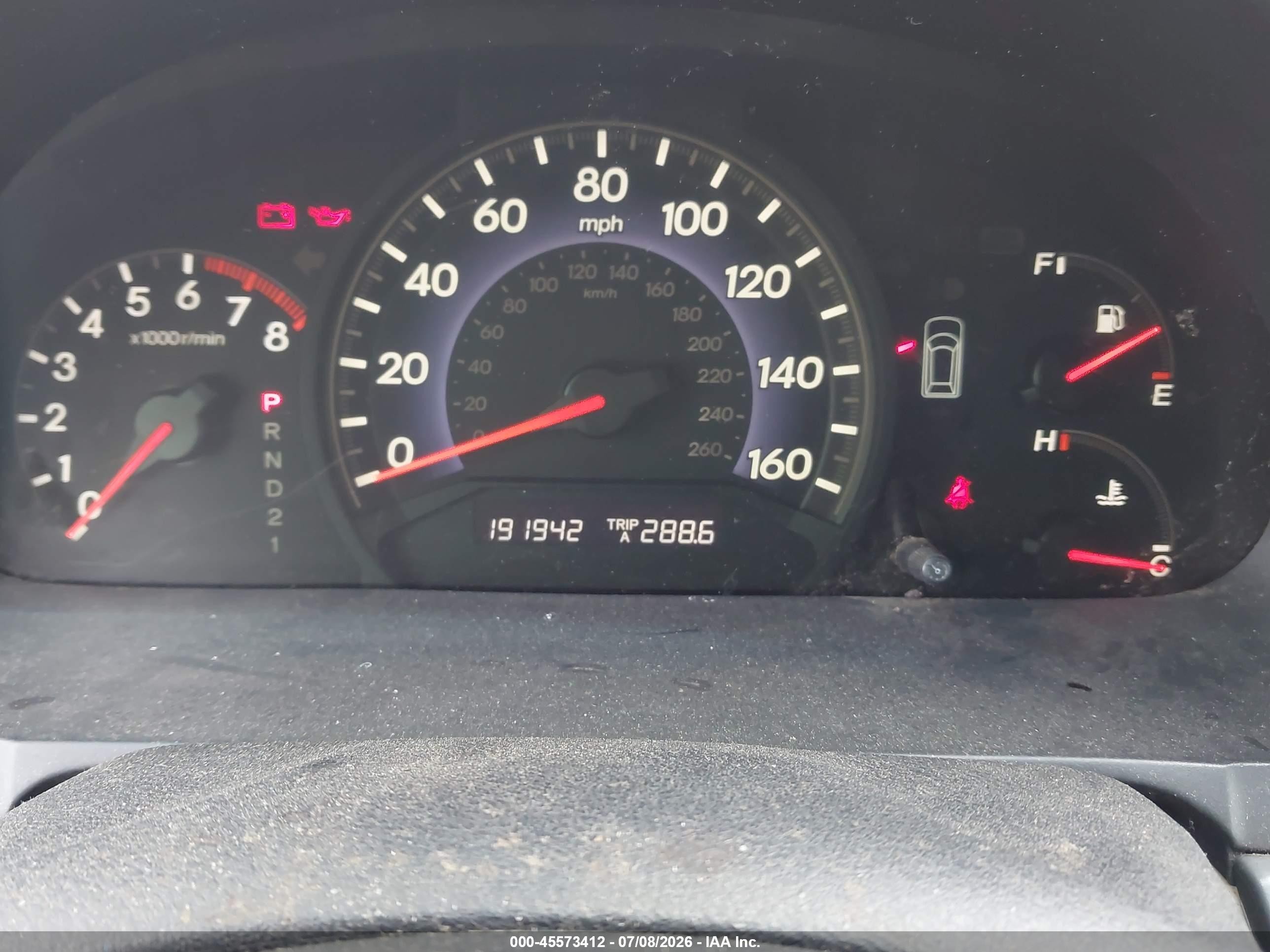 2006 Honda Odyssey Ex Burgundy vin: 5FNRL38476B404737