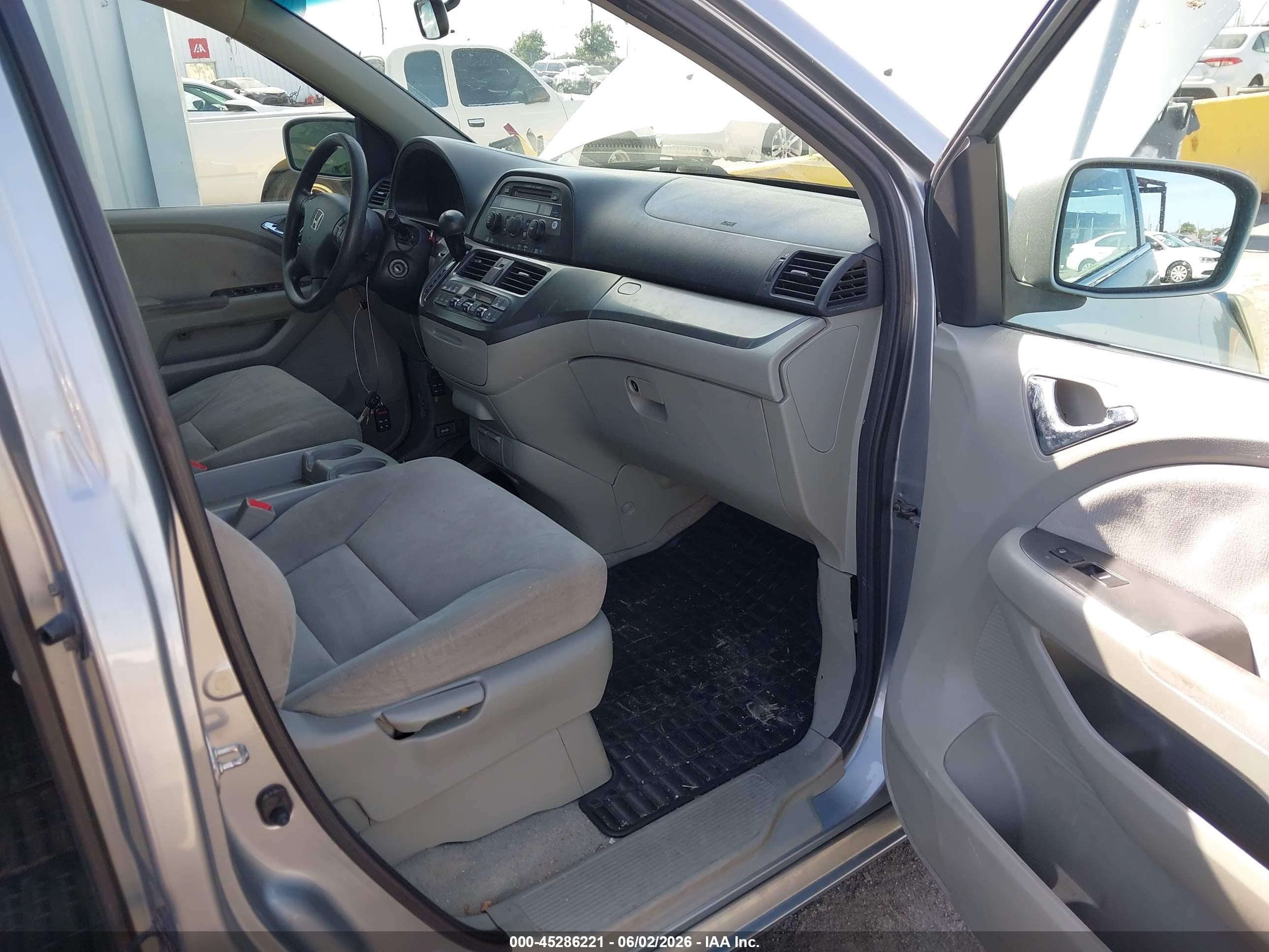 2007 Honda Odyssey Ex Light Blue vin: 5FNRL38477B059761