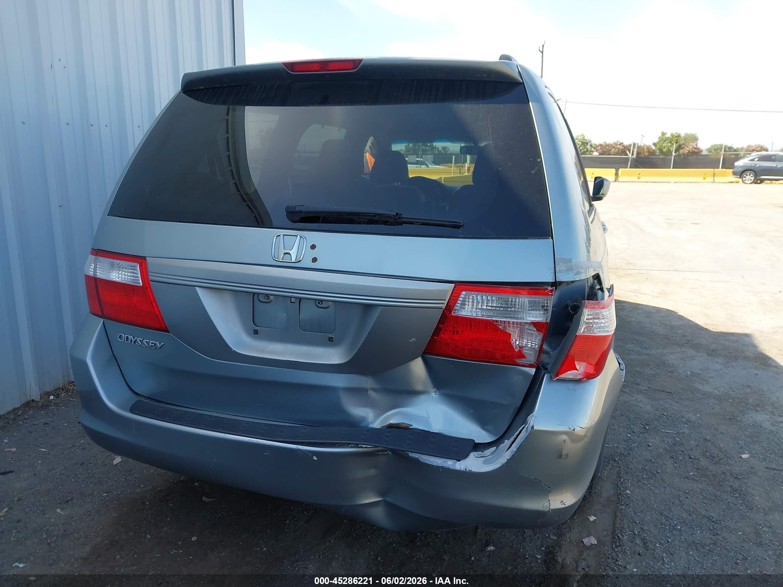 2007 Honda Odyssey Ex Light Blue vin: 5FNRL38477B059761
