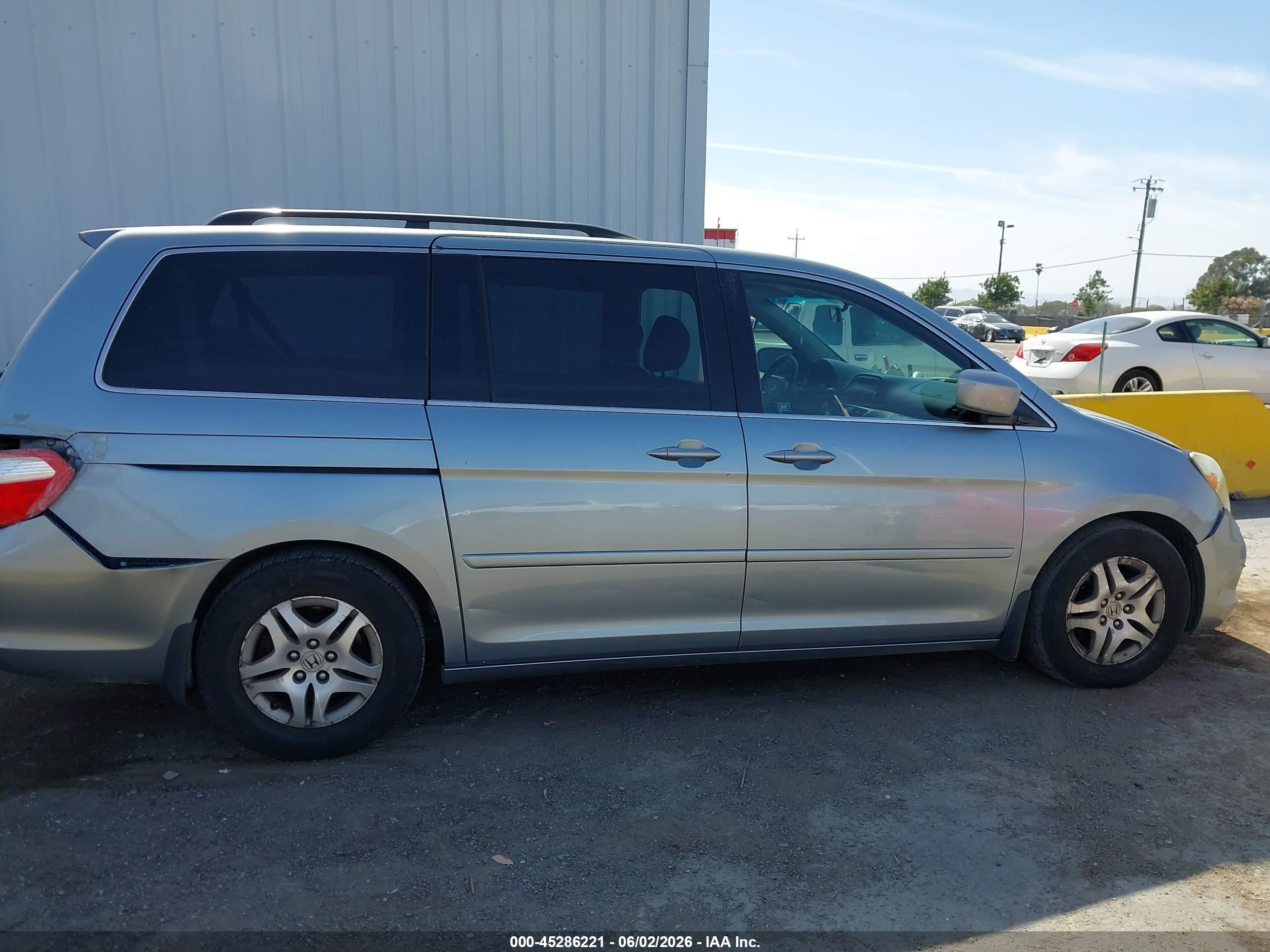 2007 Honda Odyssey Ex Light Blue vin: 5FNRL38477B059761