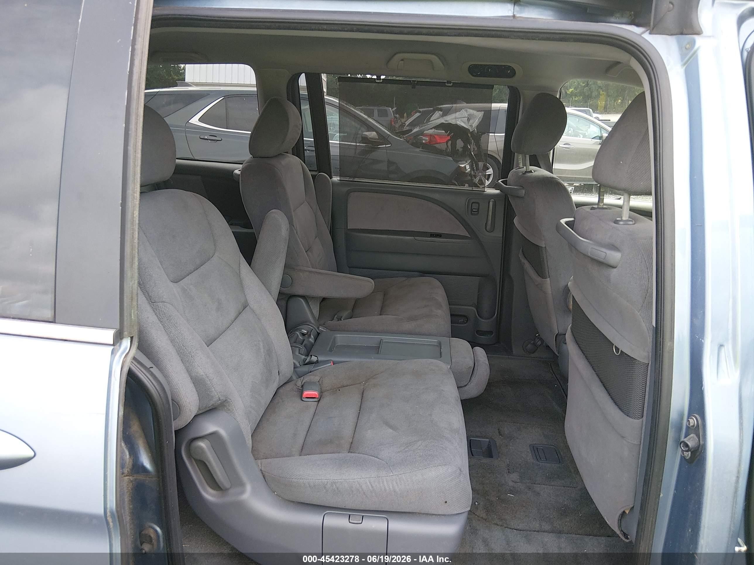 2007 Honda Odyssey Ex Blue vin: 5FNRL38477B082909