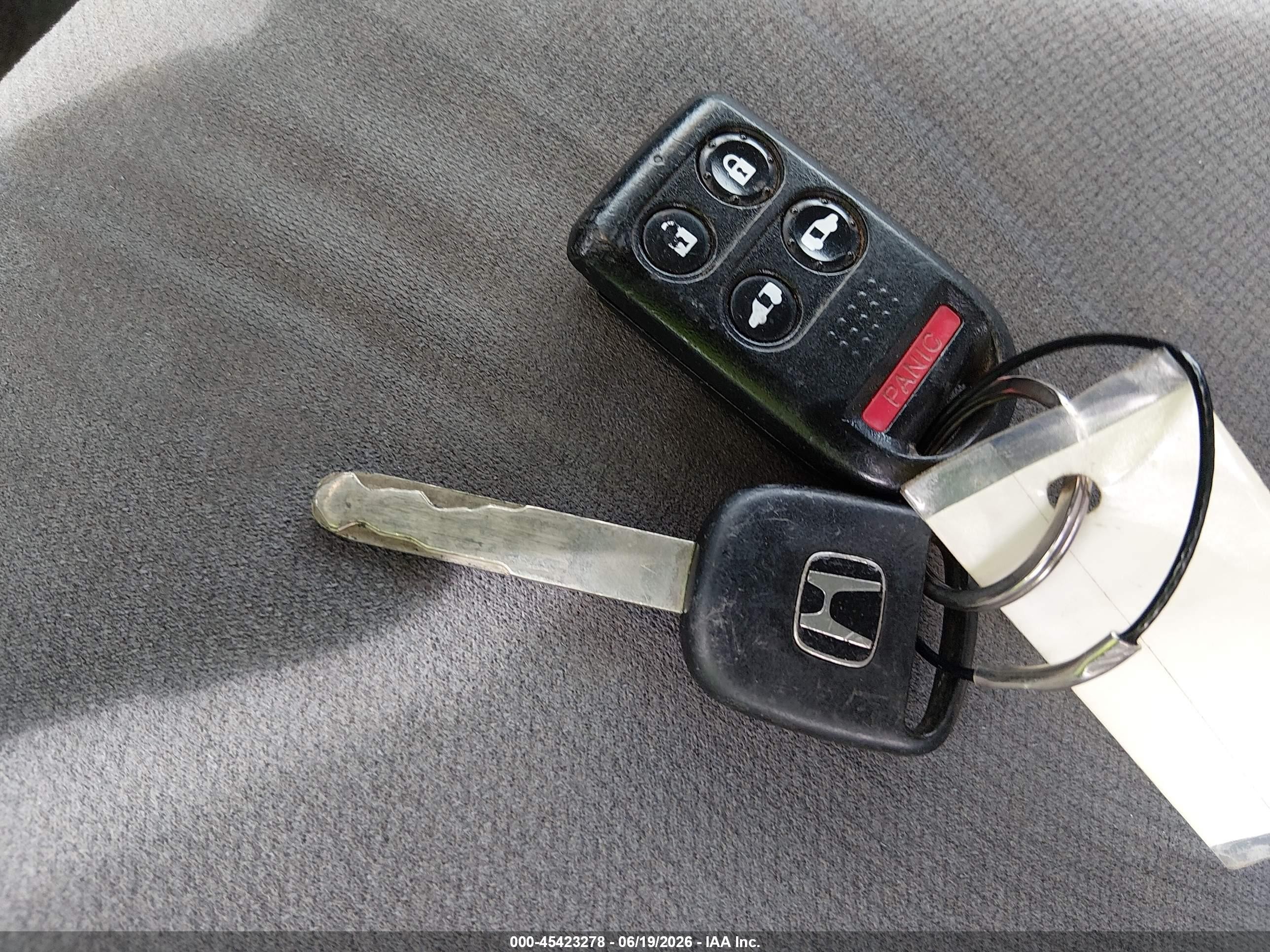 2007 Honda Odyssey Ex Blue vin: 5FNRL38477B082909