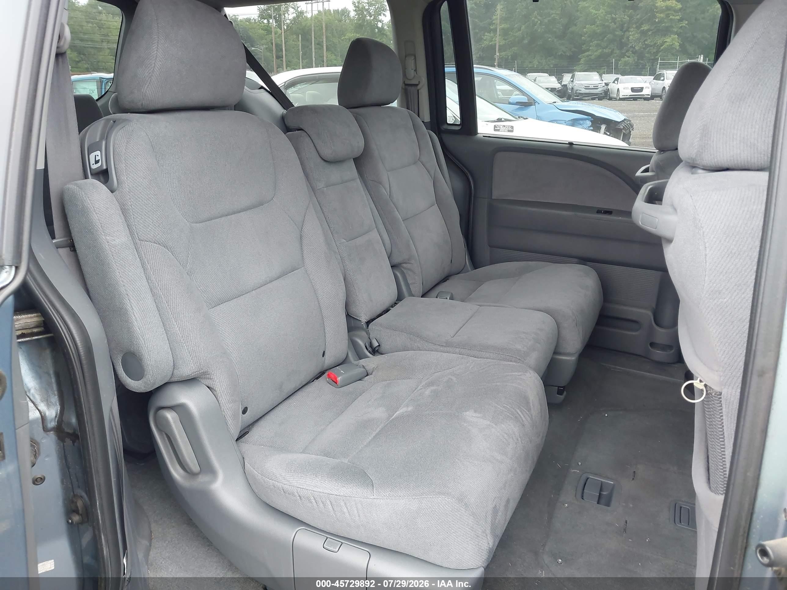 2007 Honda Odyssey Ex Light Blue vin: 5FNRL38477B104939