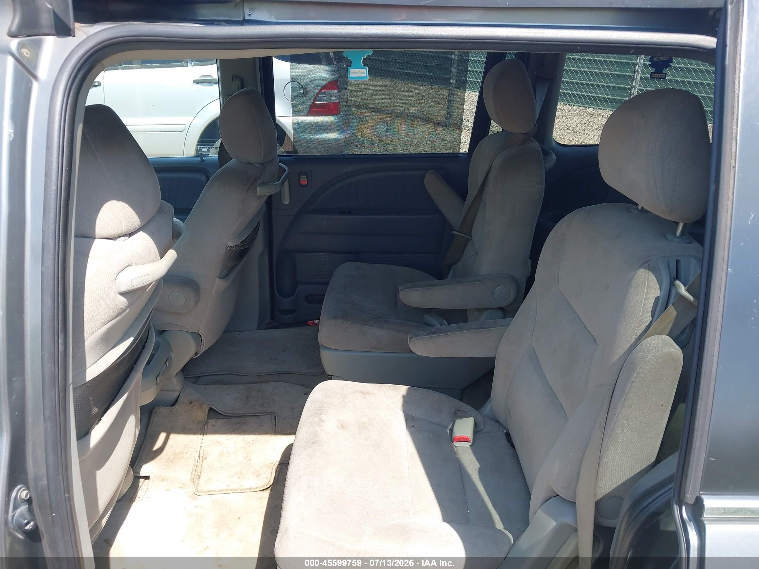 2007 Honda Odyssey Ex Gray vin: 5FNRL38477B409471