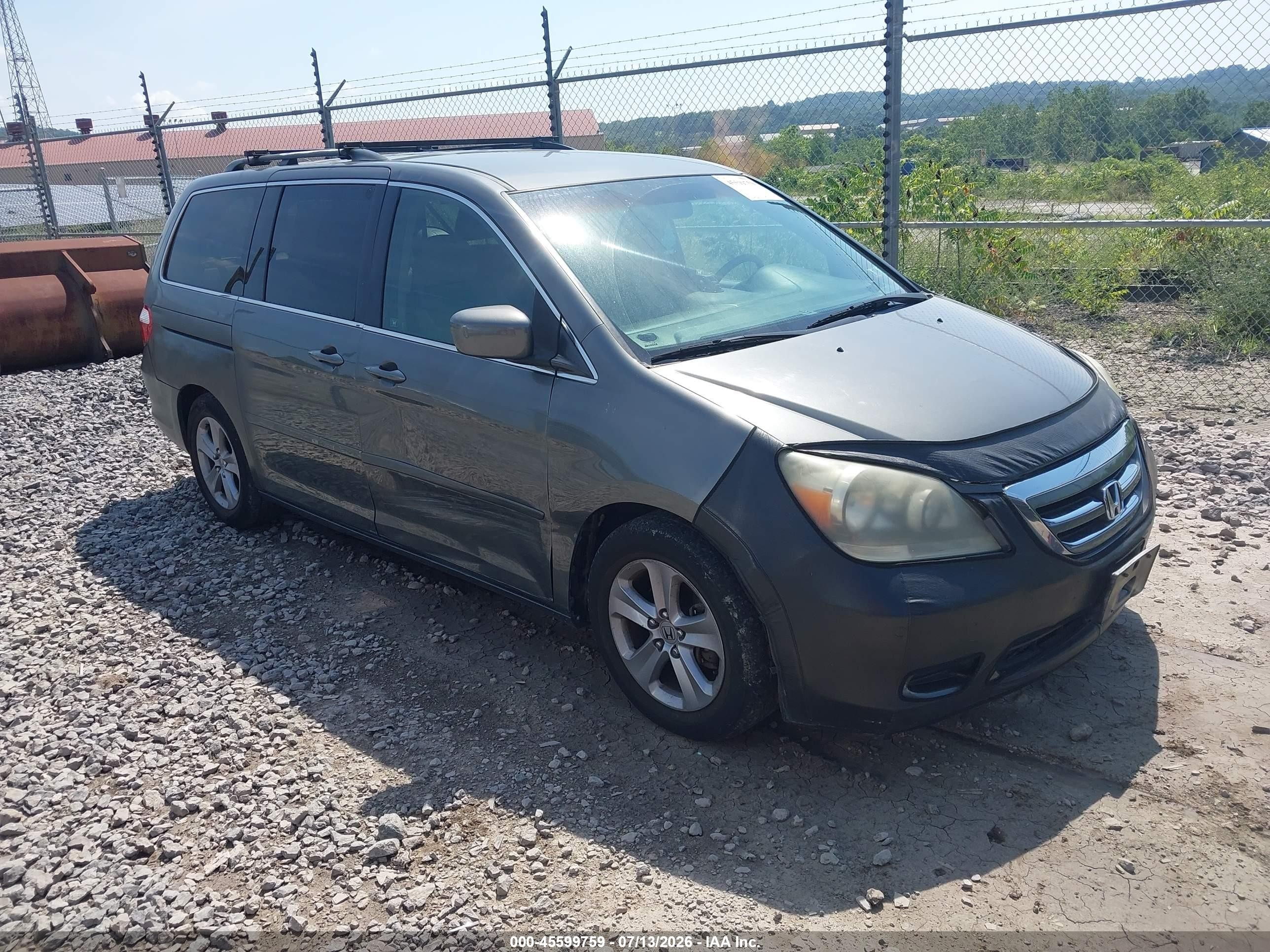 2007 Honda Odyssey Ex Gray vin: 5FNRL38477B409471