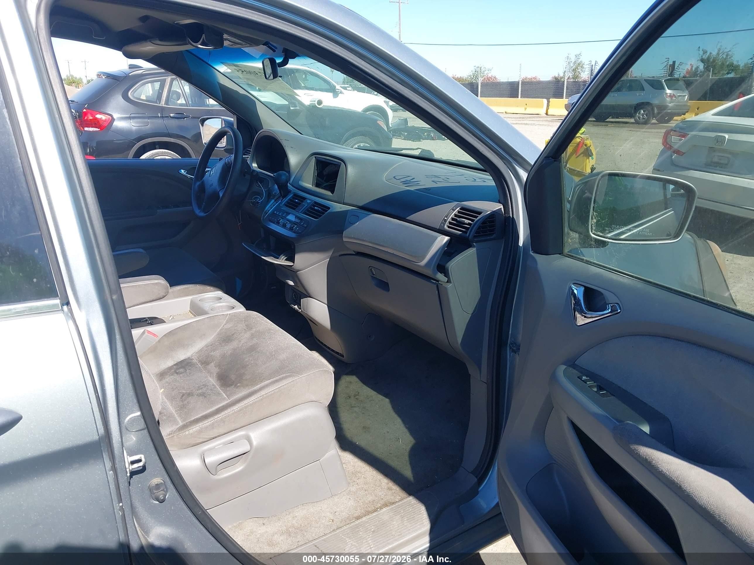 2008 Honda Odyssey Ex Light Blue vin: 5FNRL38478B058563