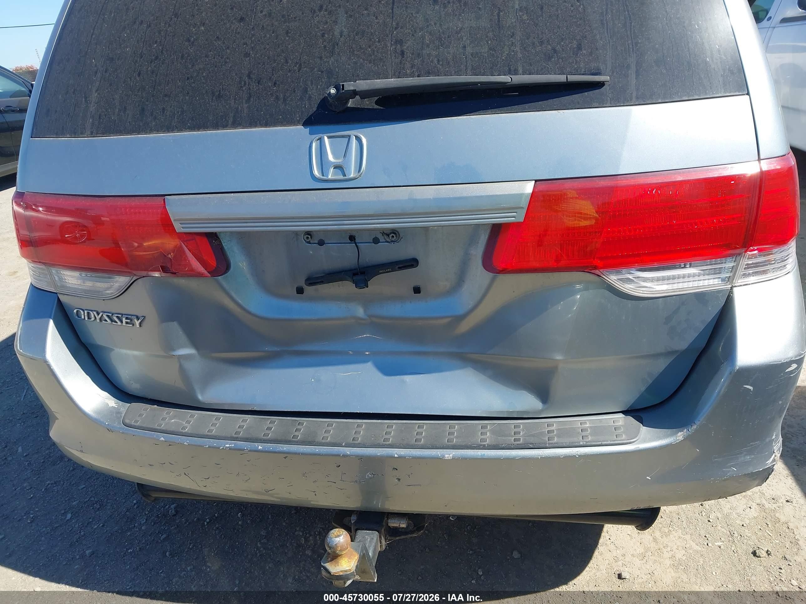 2008 Honda Odyssey Ex Light Blue vin: 5FNRL38478B058563