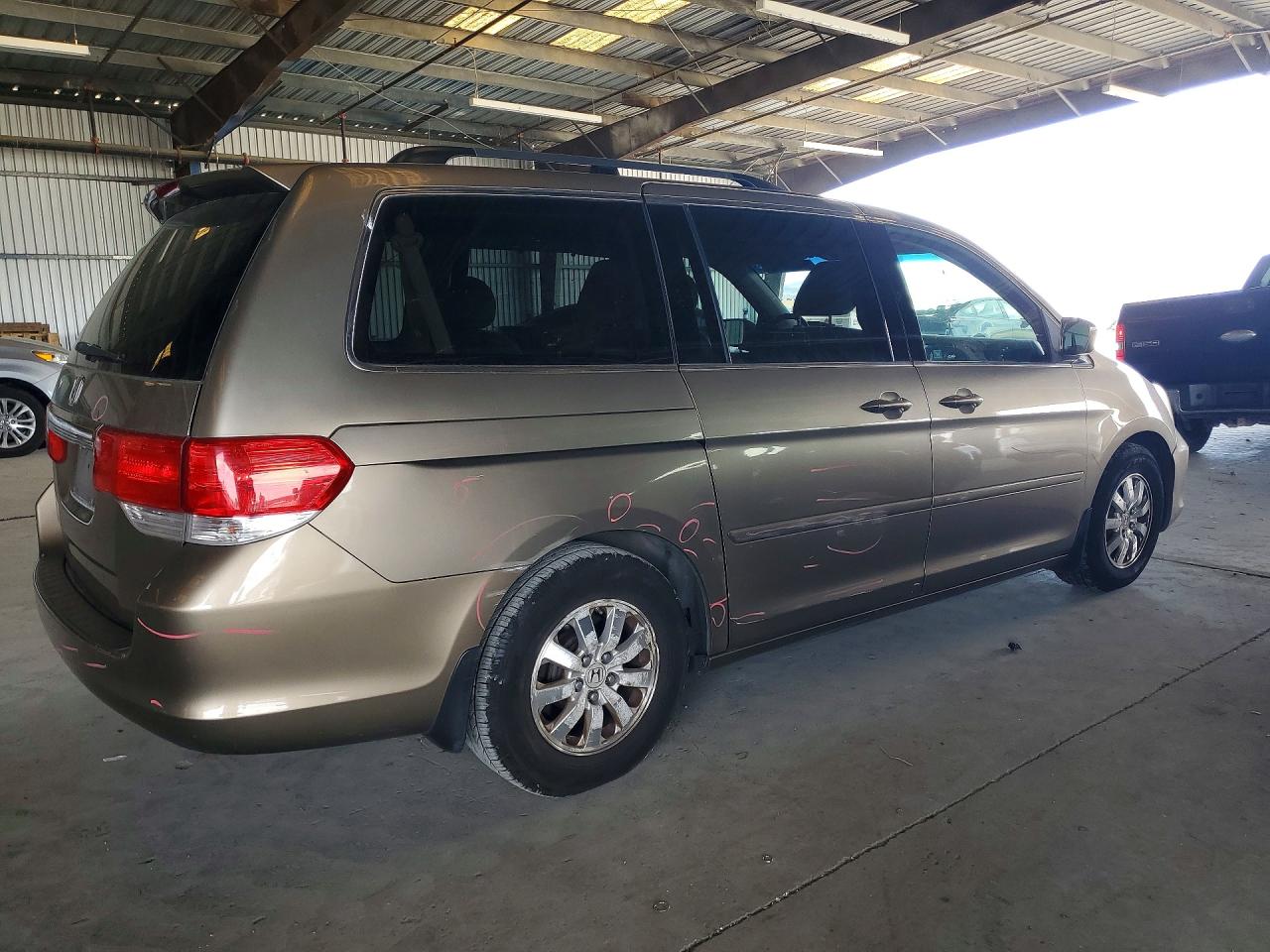 2008 Honda Odyssey Ex Tan vin: 5FNRL38478B076786