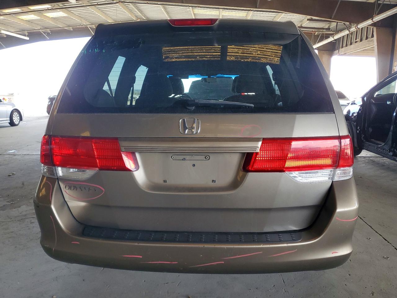 2008 Honda Odyssey Ex Tan vin: 5FNRL38478B076786