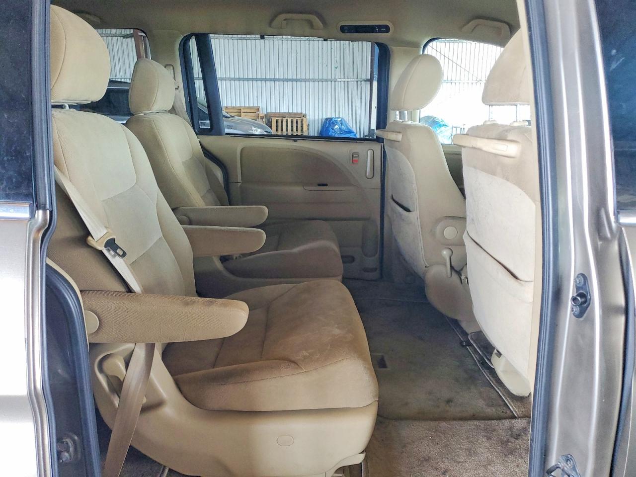 2008 Honda Odyssey Ex Tan vin: 5FNRL38478B076786