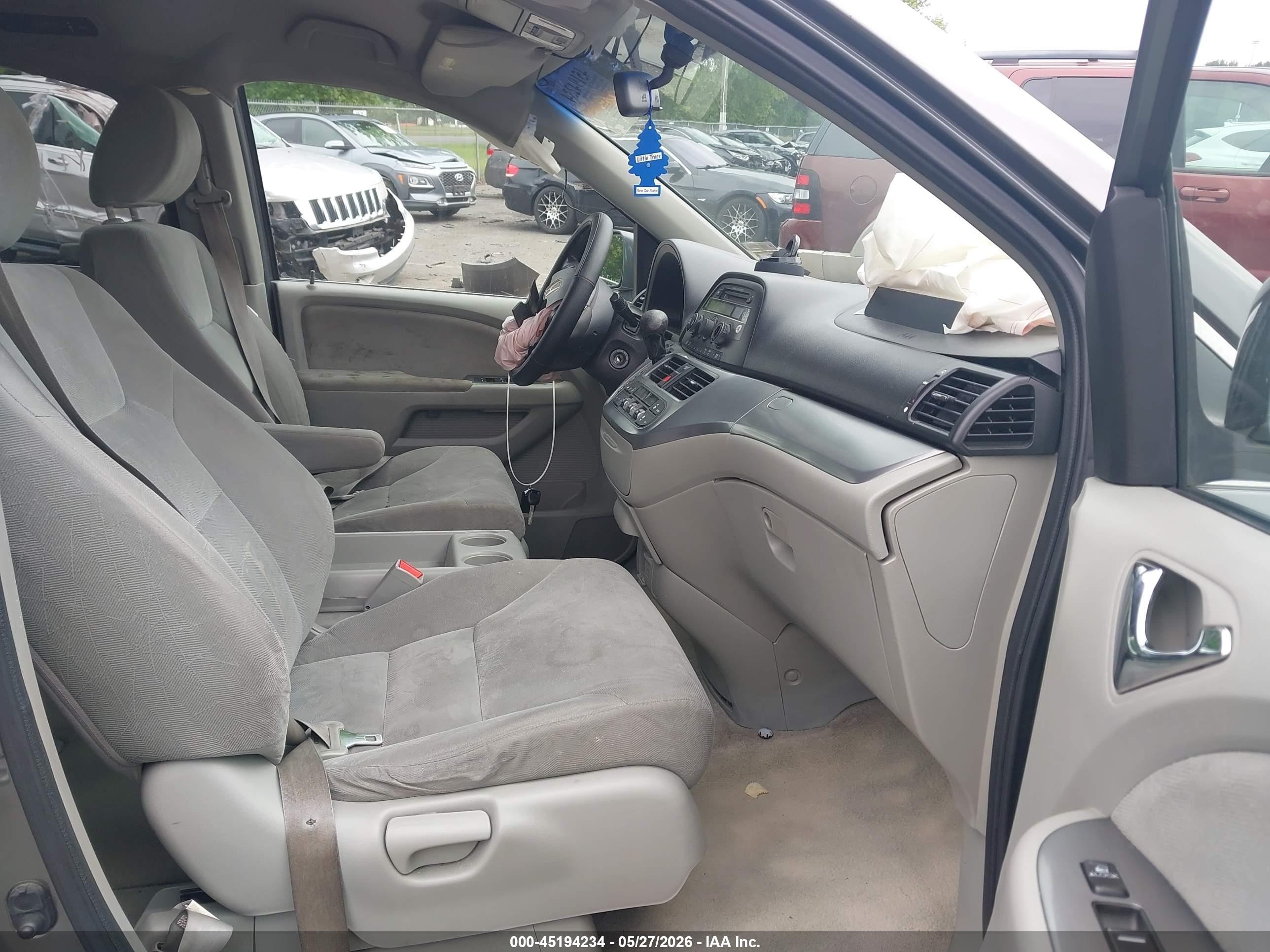 2008 Honda Odyssey Ex Gray vin: 5FNRL38478B079509