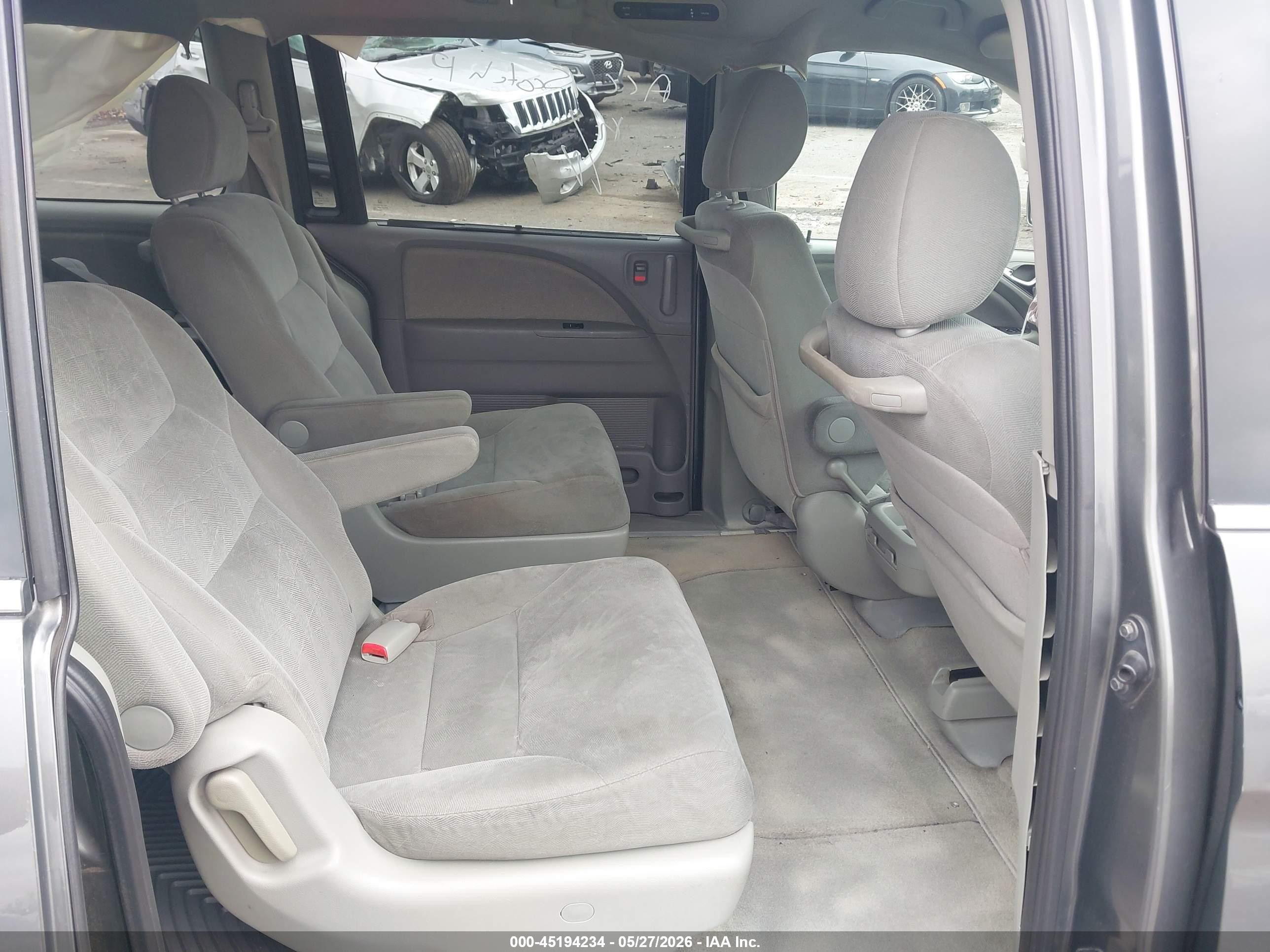 2008 Honda Odyssey Ex Gray vin: 5FNRL38478B079509