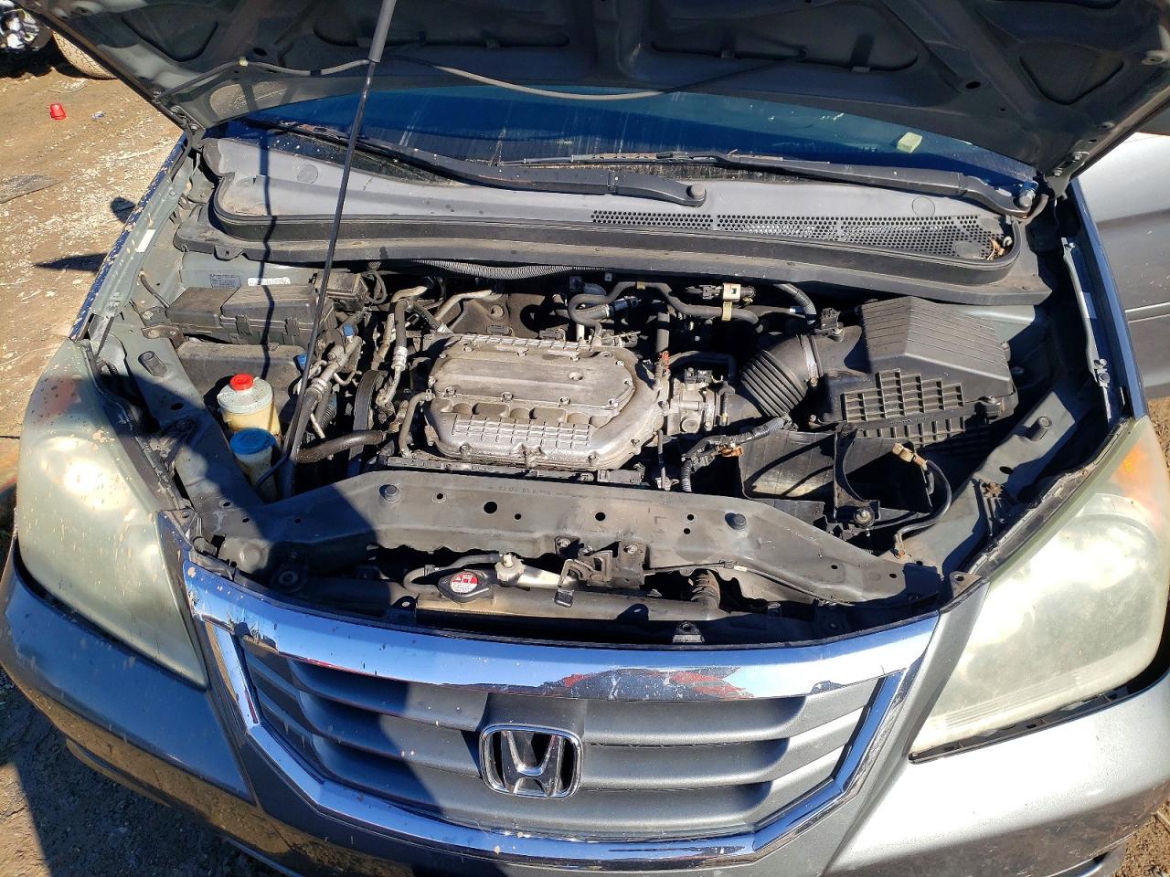 2008 Honda Odyssey Ex Gray vin: 5FNRL38478B406670