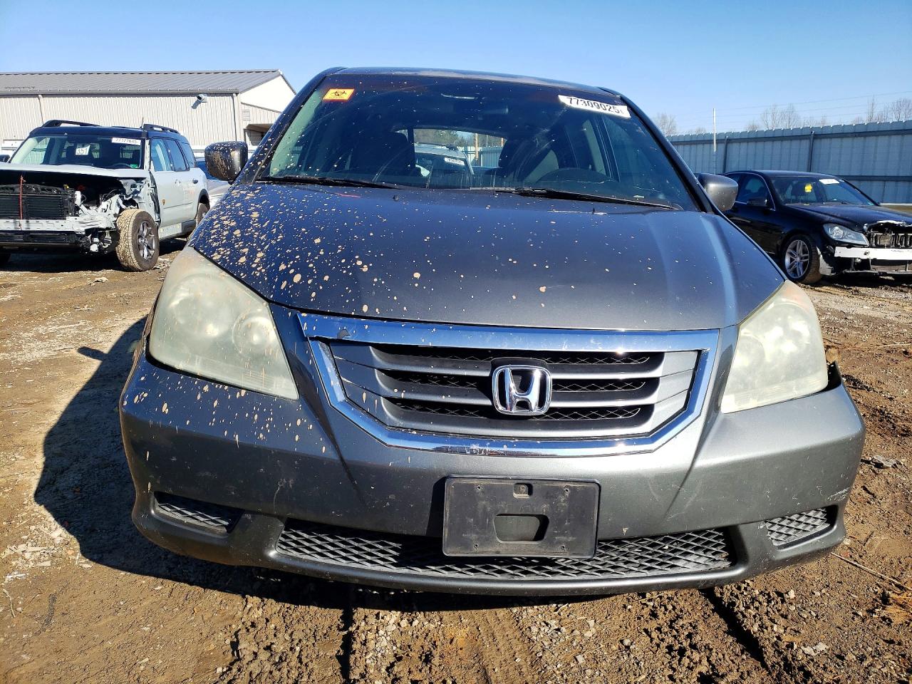 2008 Honda Odyssey Ex Gray vin: 5FNRL38478B406670