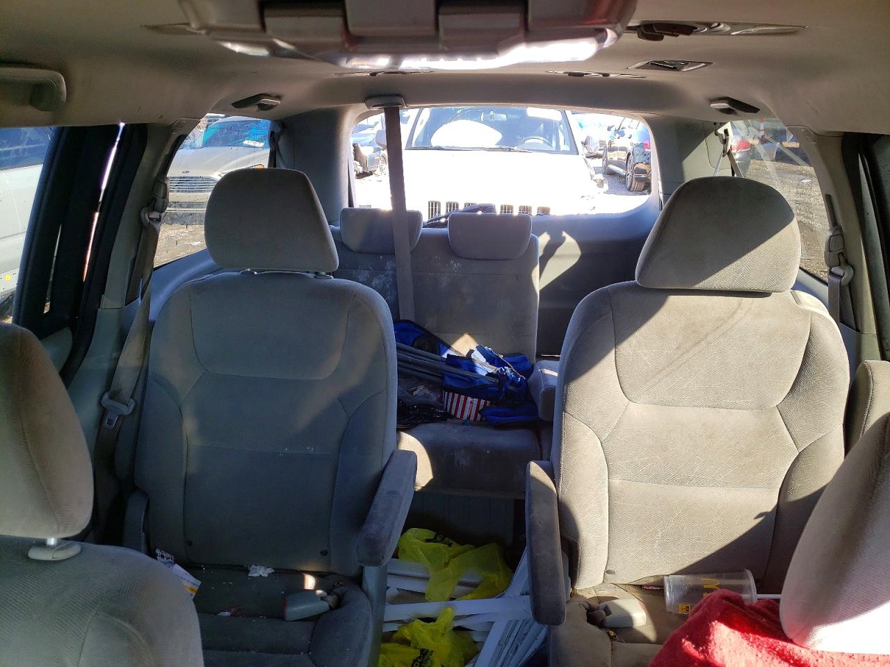 2008 Honda Odyssey Ex Gray vin: 5FNRL38478B406670