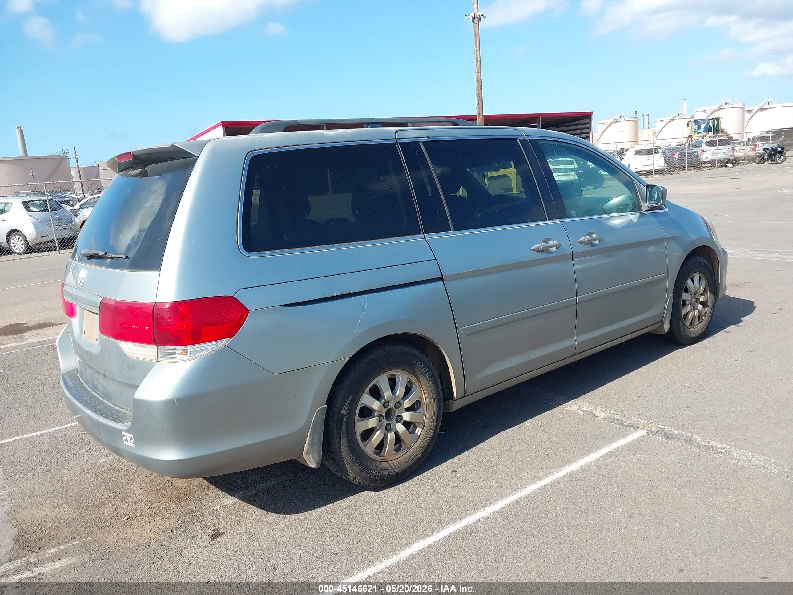 2009 Honda Odyssey Ex Light Blue vin: 5FNRL38479B041800