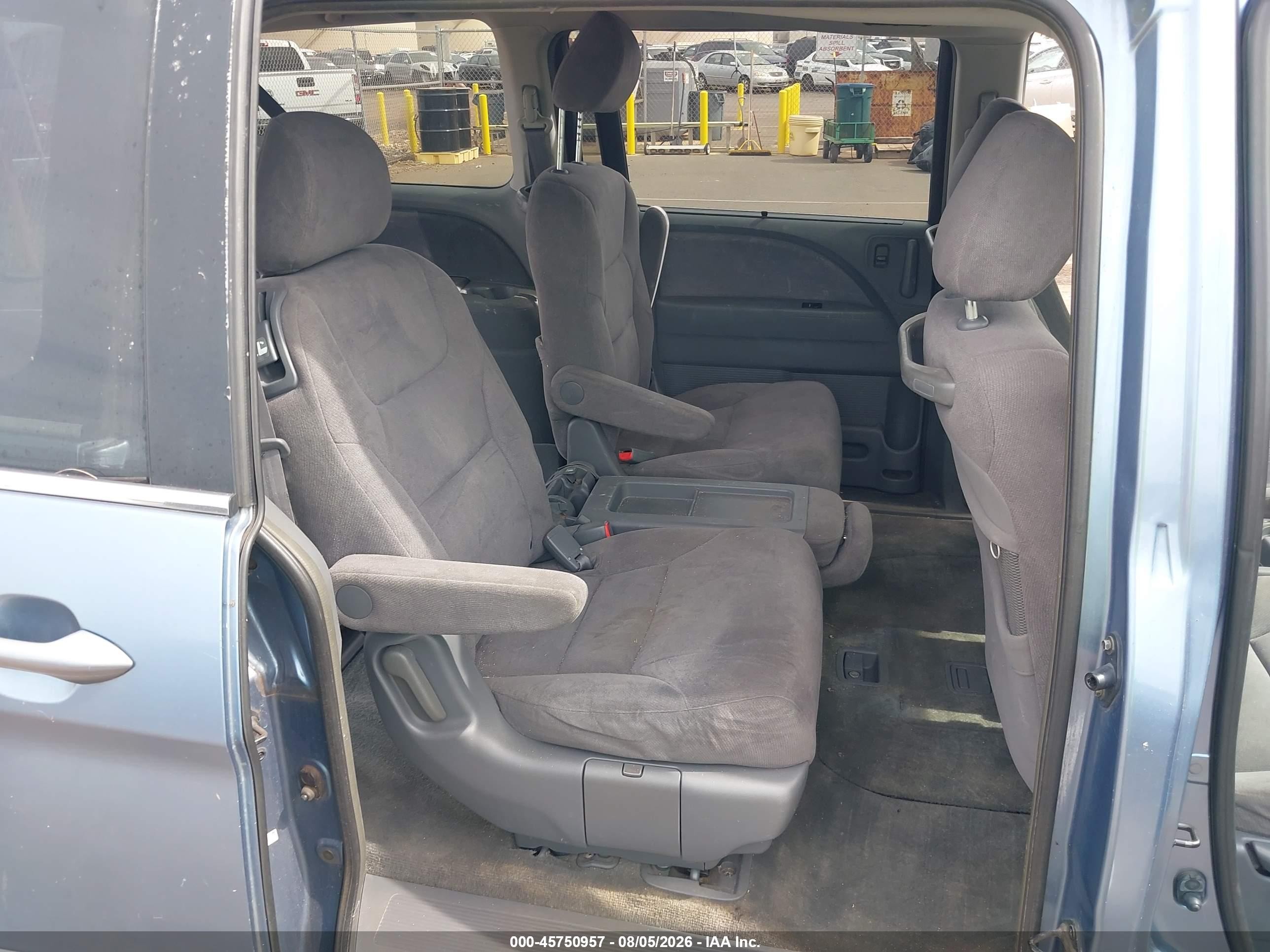 2005 Honda Odyssey Ex Blue vin: 5FNRL38485B072810