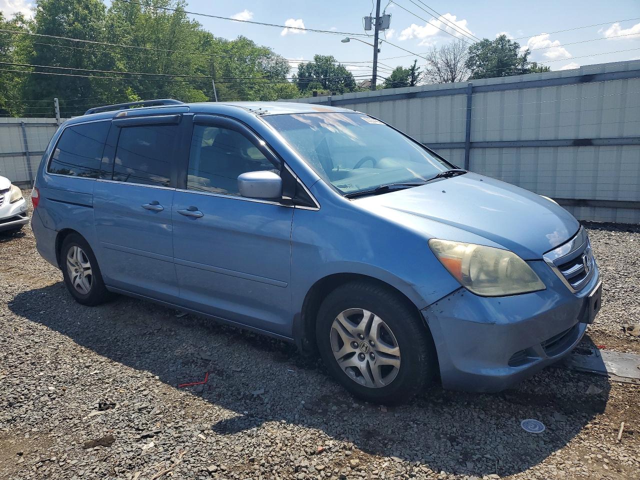 2005 Honda Odyssey Ex Blue vin: 5FNRL38485B122069