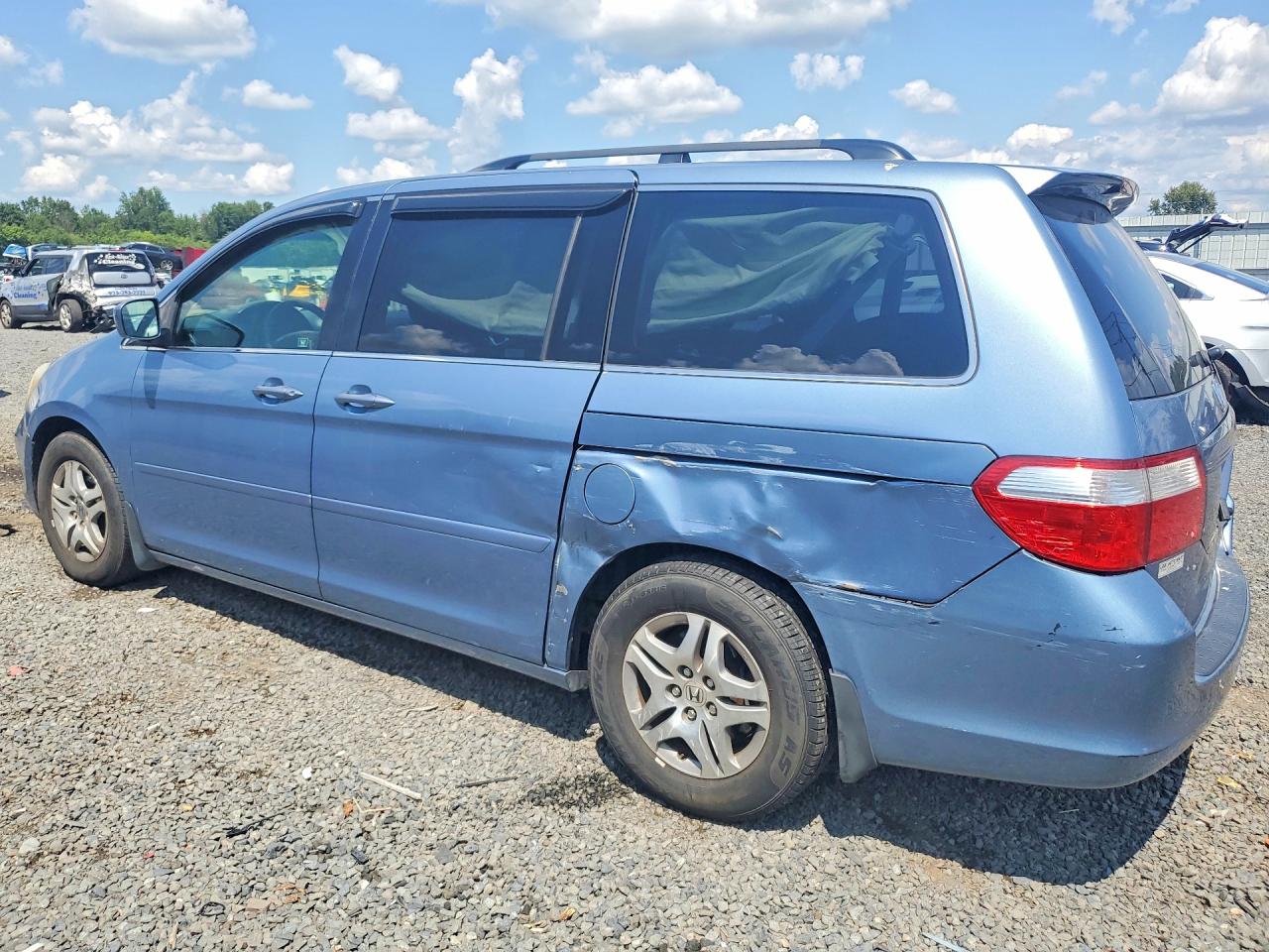 2005 Honda Odyssey Ex Blue vin: 5FNRL38485B122069
