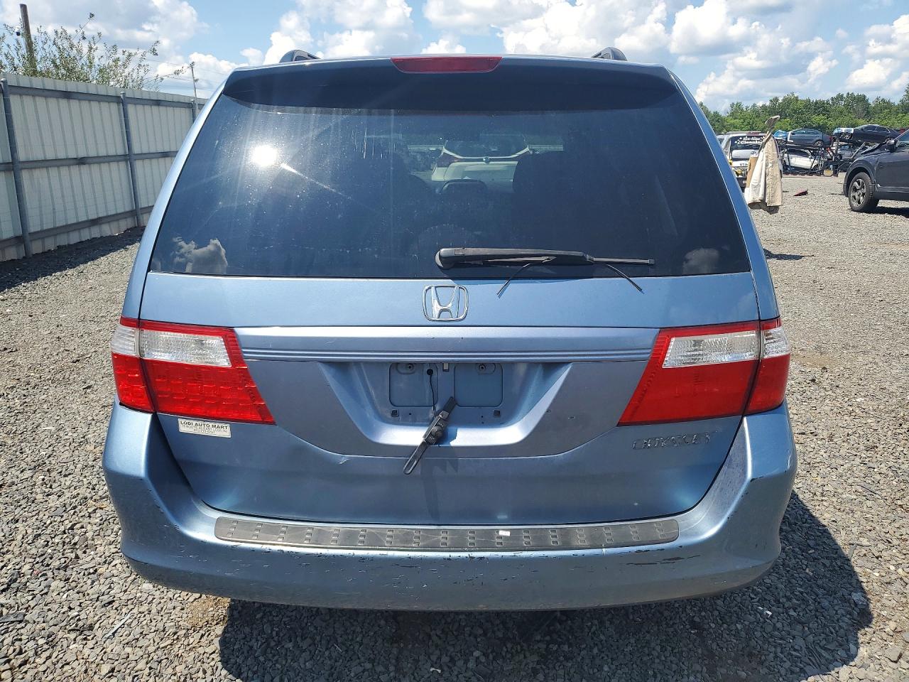 2005 Honda Odyssey Ex Blue vin: 5FNRL38485B122069
