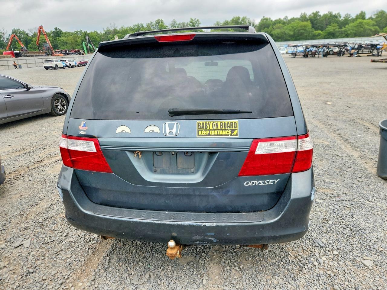2005 Honda Odyssey Ex Teal vin: 5FNRL38485B421626