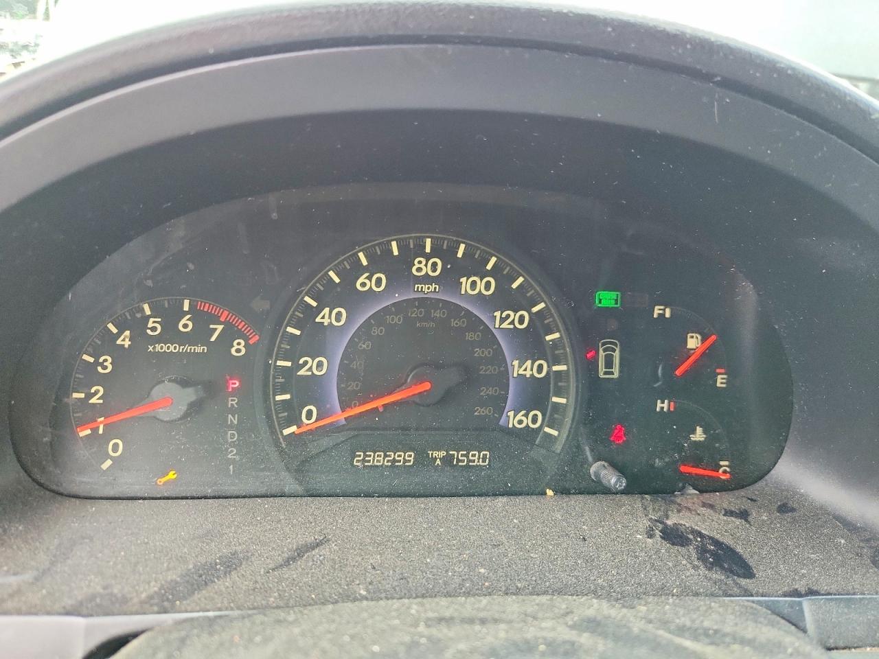 2005 Honda Odyssey Ex Teal vin: 5FNRL38485B421626