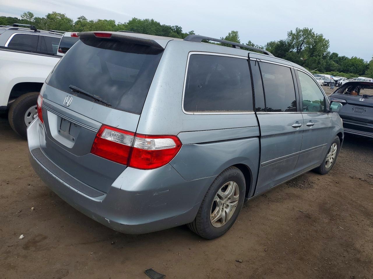 2006 Honda Odyssey Ex Blue vin: 5FNRL38486B043129