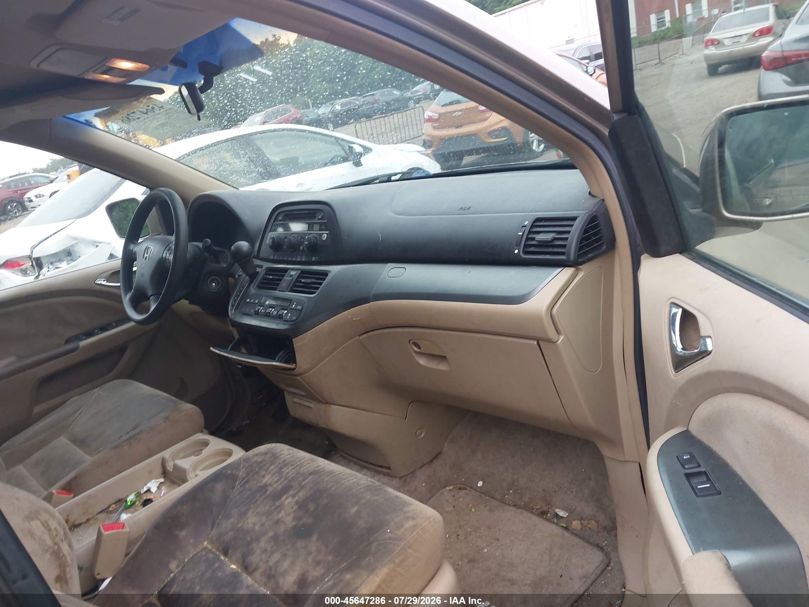 2006 Honda Odyssey Ex Gold vin: 5FNRL38486B068256