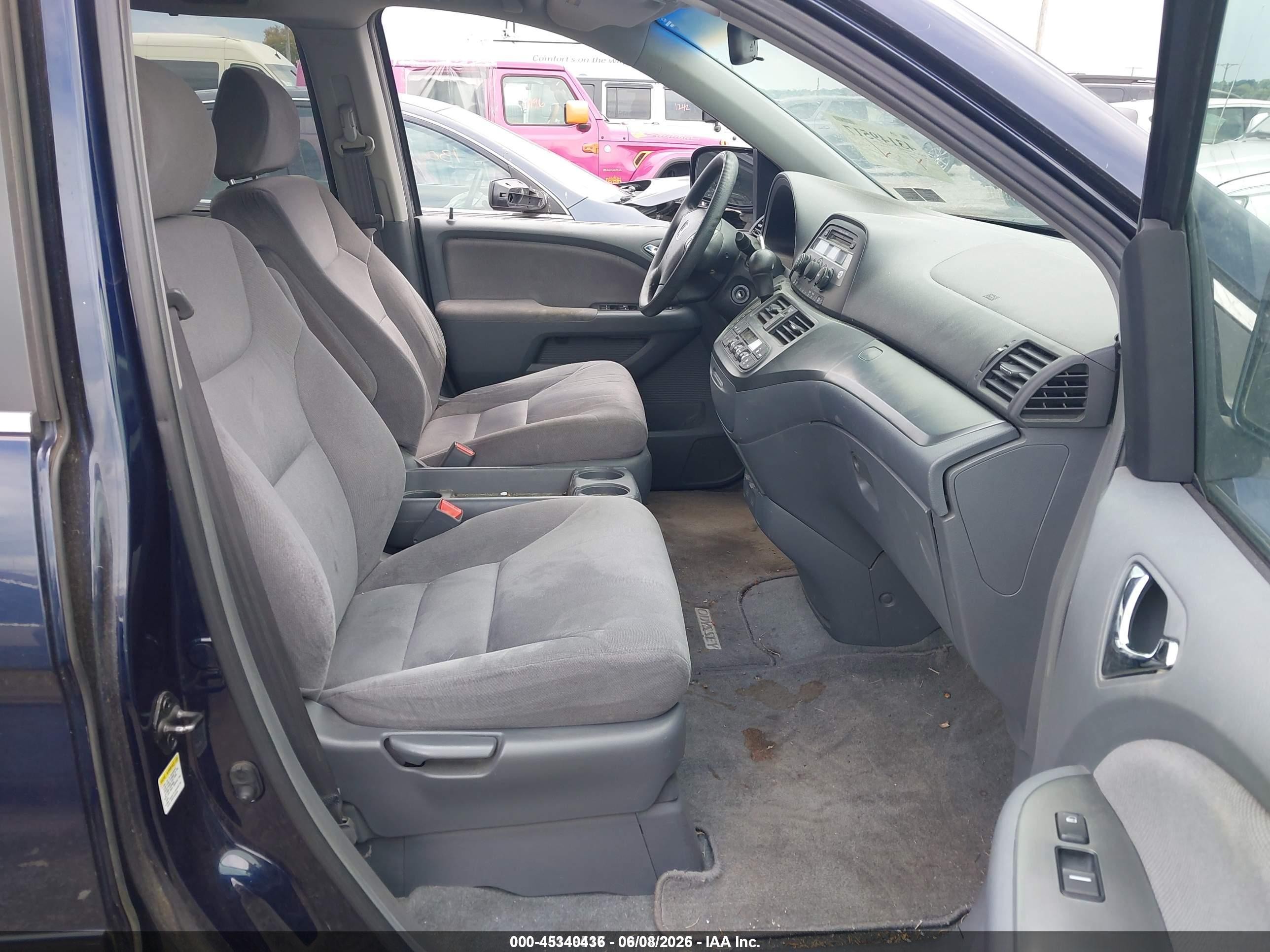 2006 Honda Odyssey Ex Dark Blue vin: 5FNRL38486B090533