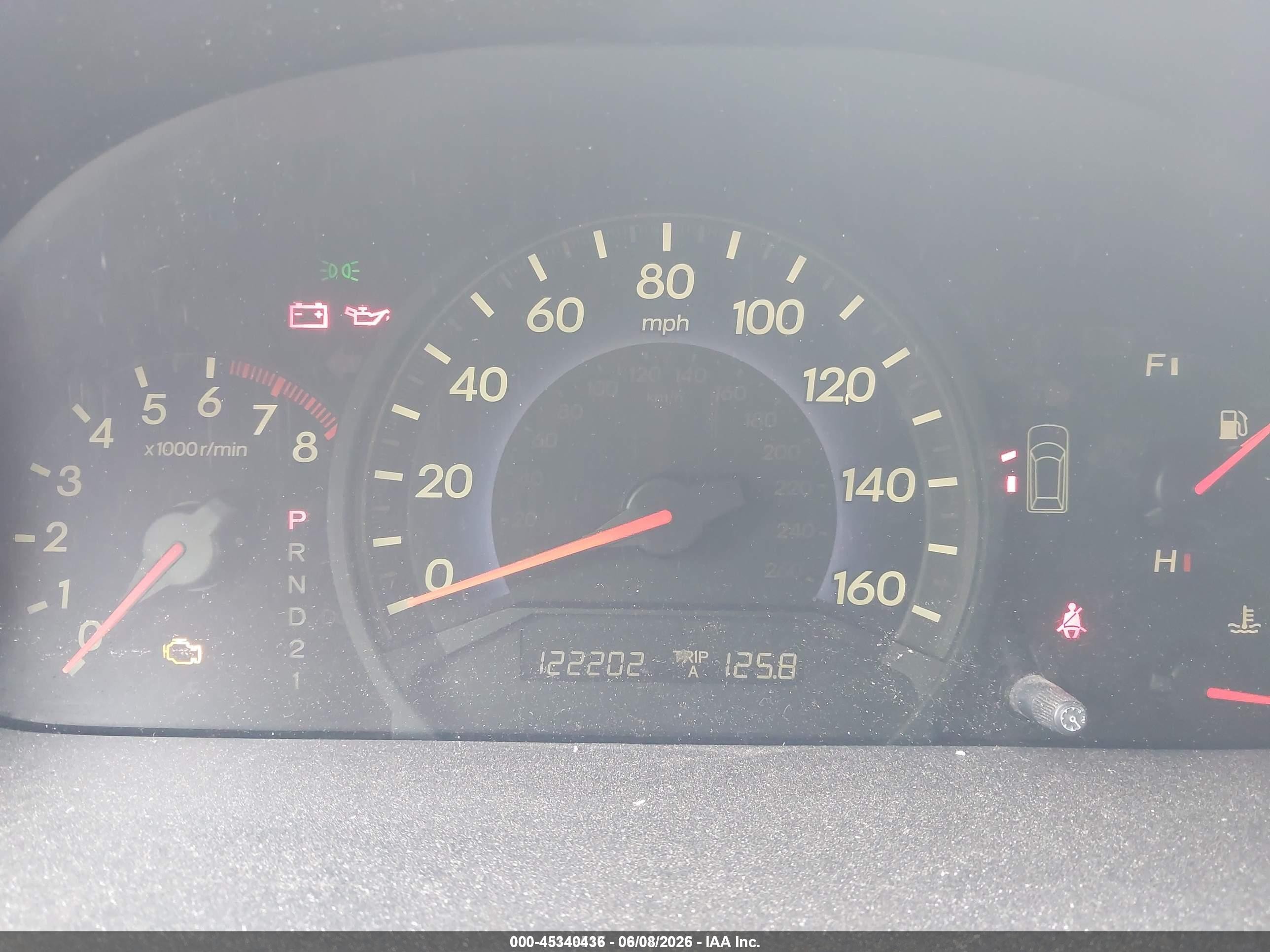 2006 Honda Odyssey Ex Dark Blue vin: 5FNRL38486B090533