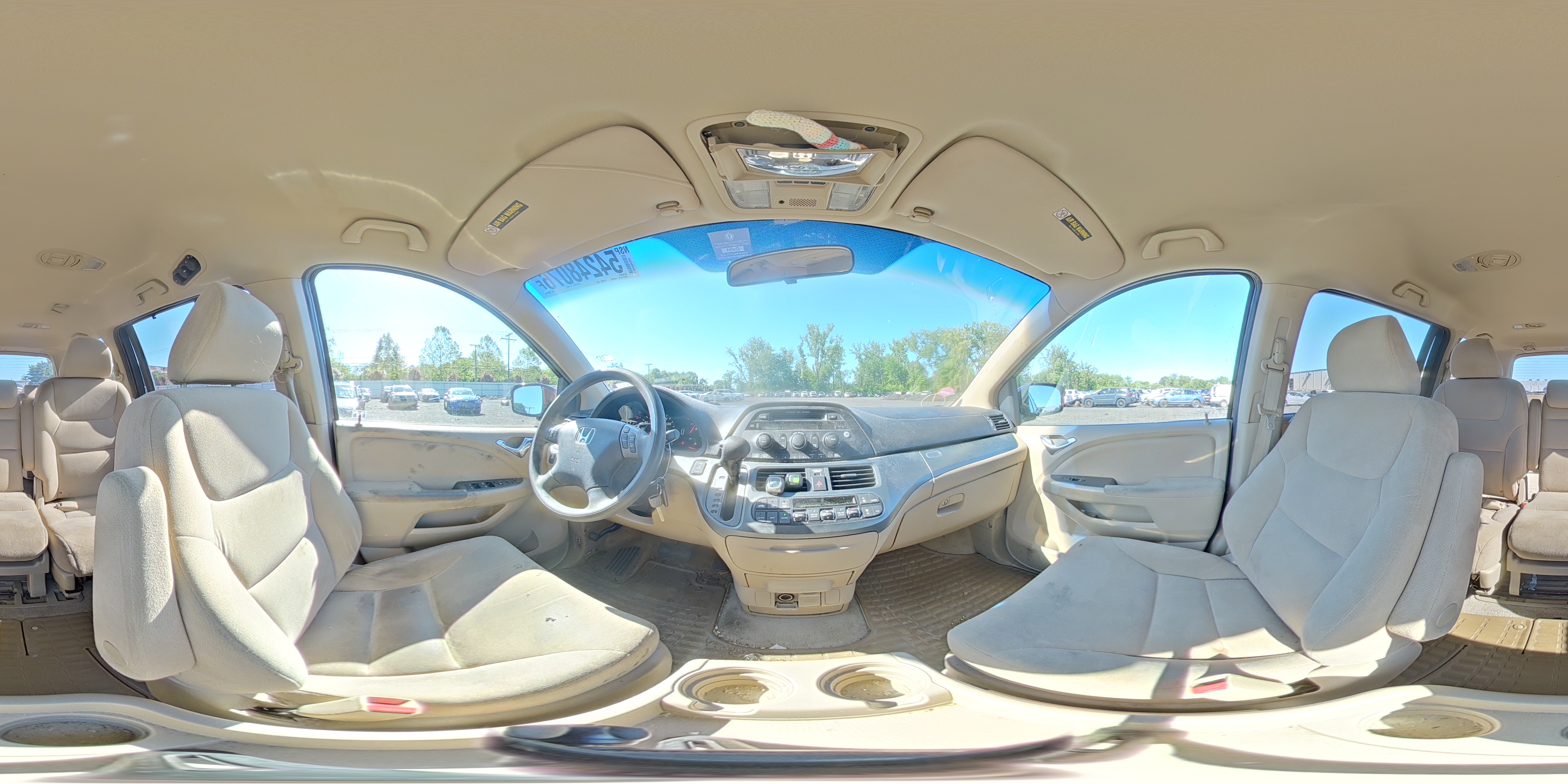 2007 Honda Odyssey Ex Burgundy vin: 5FNRL38487B015350