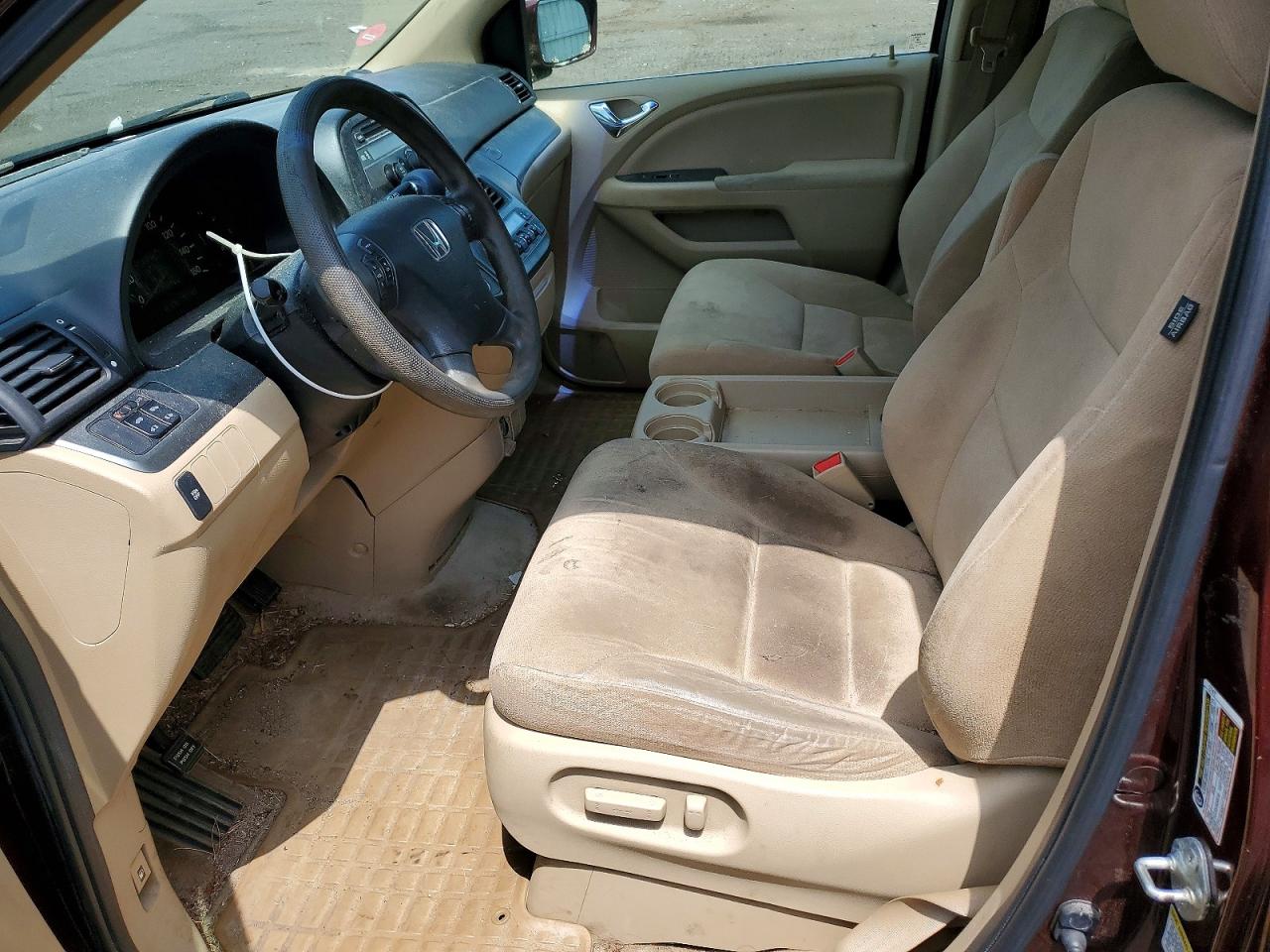 2007 Honda Odyssey Ex Burgundy vin: 5FNRL38487B015350